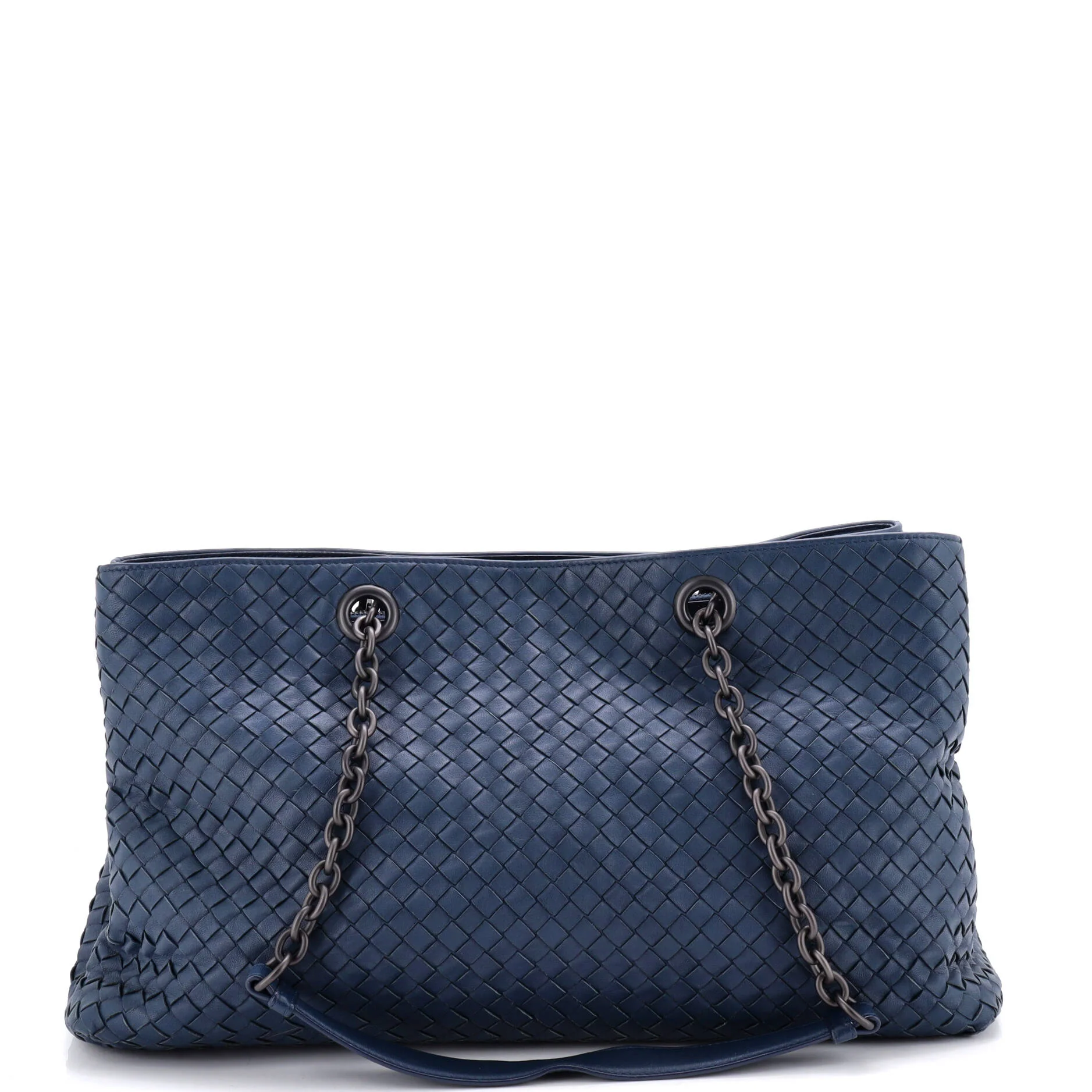 Double Chain Tote Intrecciato Nappa Large
