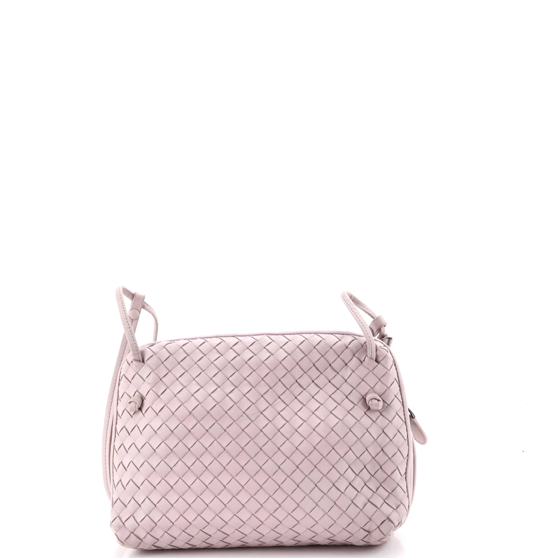Double ZIp Nodini Crossbody Bag Intrecciato Nappa Small - Image 3