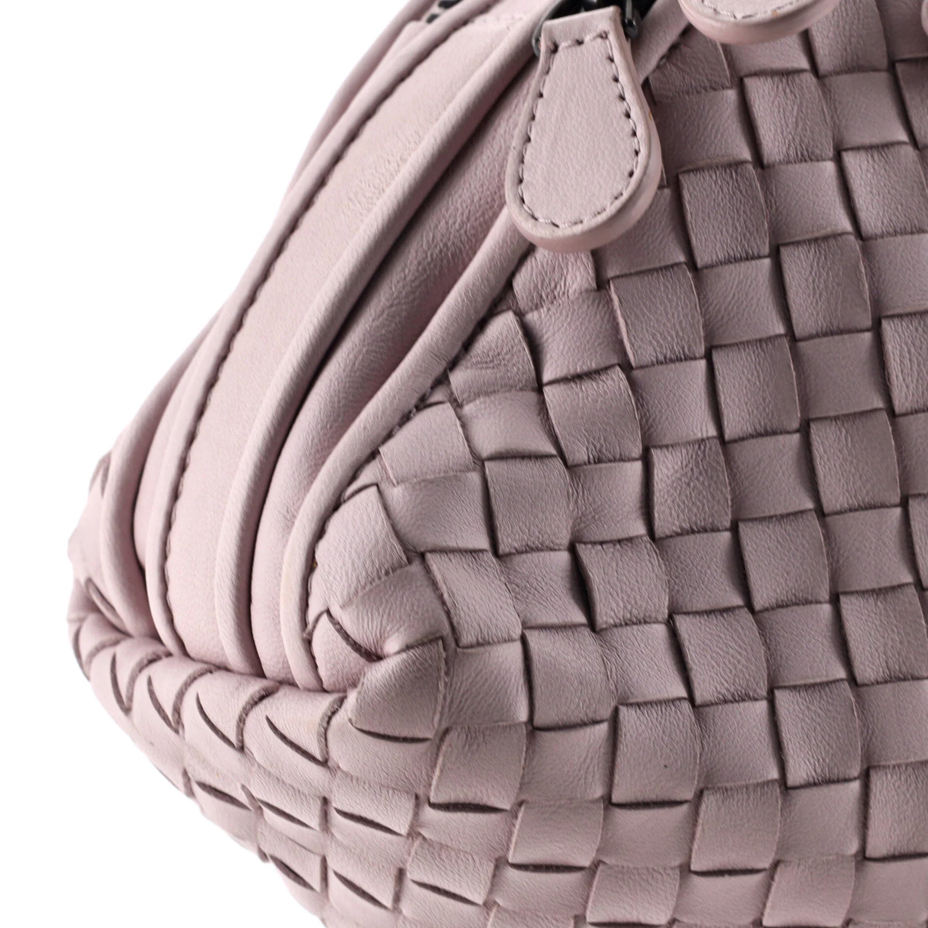 Double ZIp Nodini Crossbody Bag Intrecciato Nappa Small - Image 6