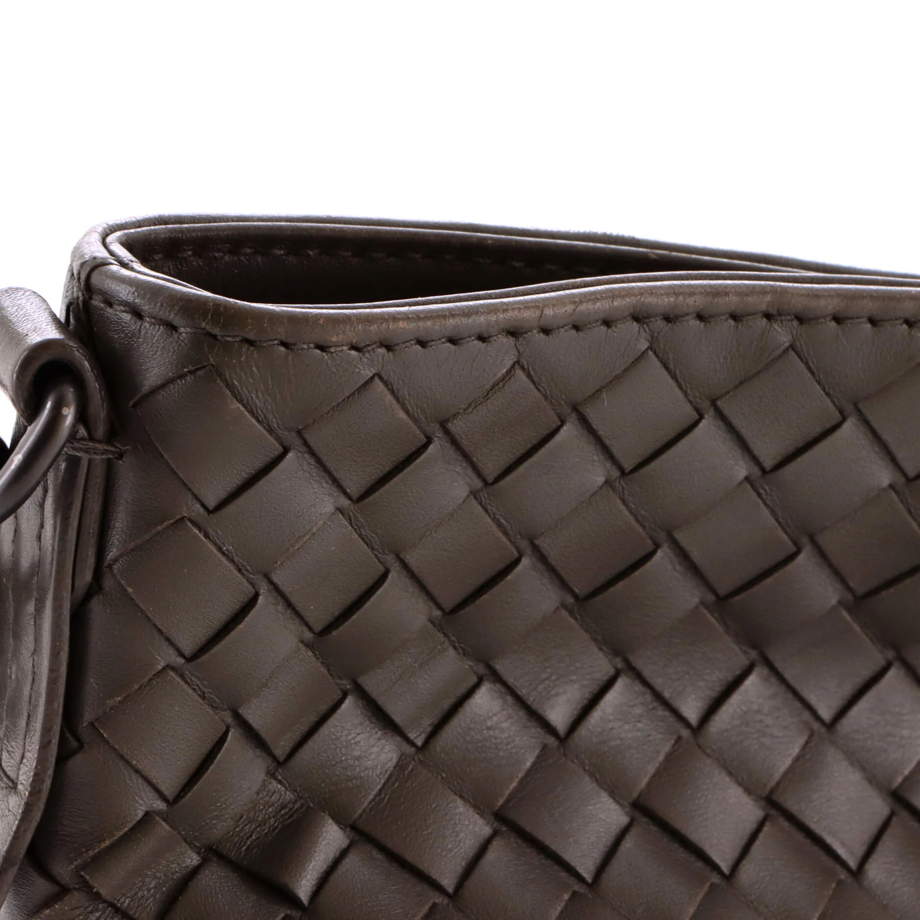 Flat Messenger Bag Intrecciato Nappa Medium - Image 7