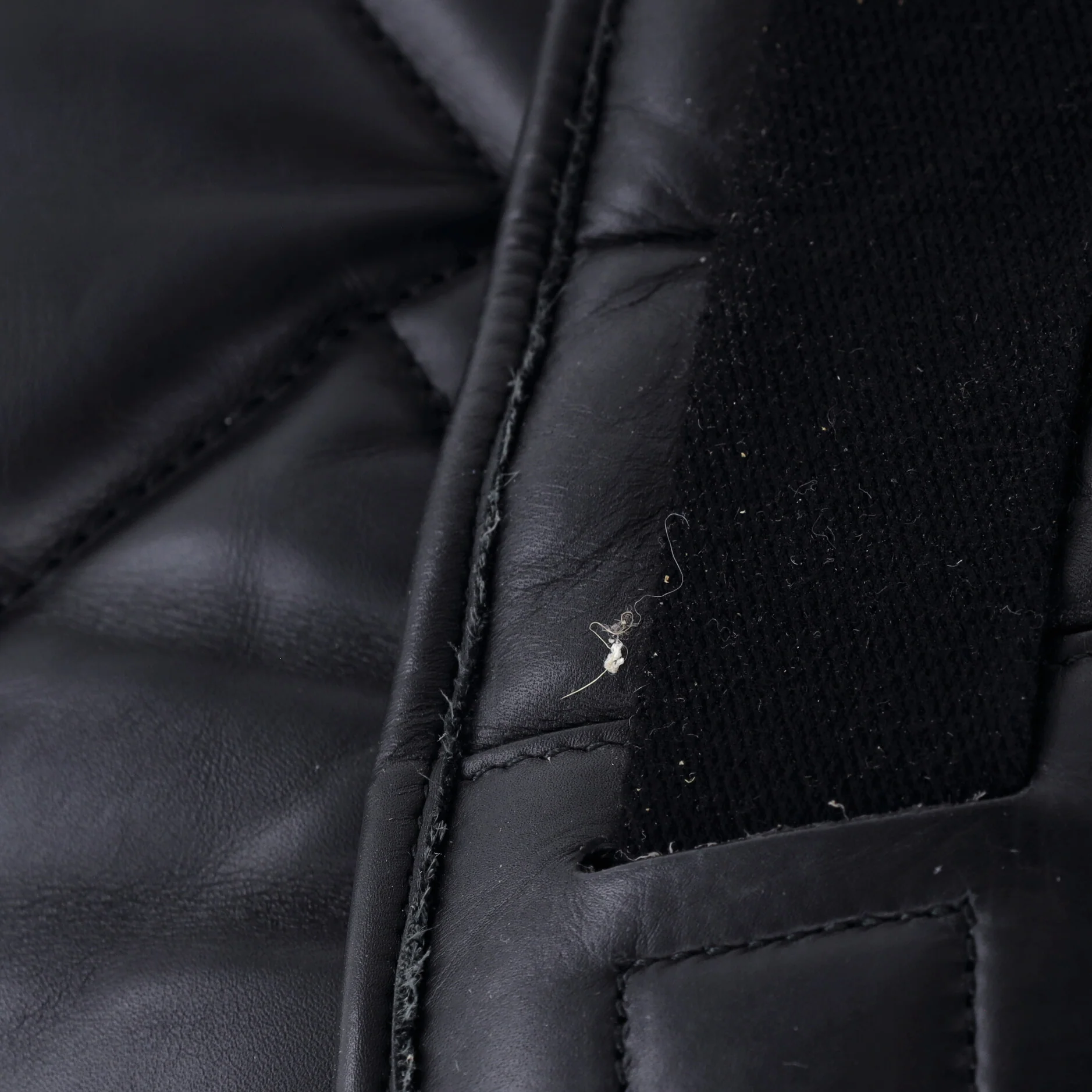 Fold Over Backpack Leather with Perforated Detail - Image 6