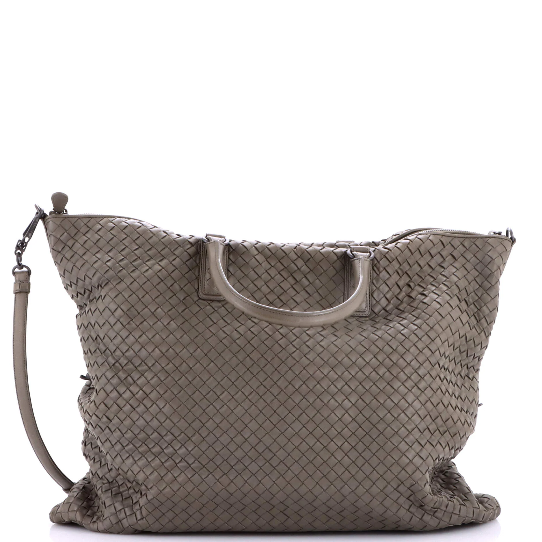 Fold Over Tote Intrecciato Nappa XL