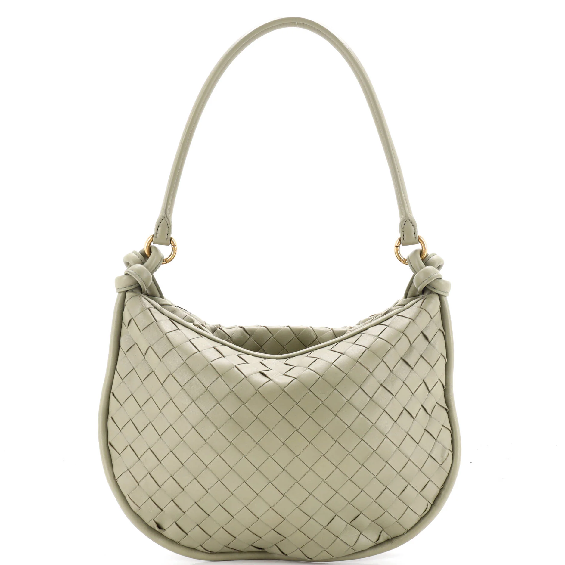 Gemelli Shoulder Bag Intrecciato Leather Medium
