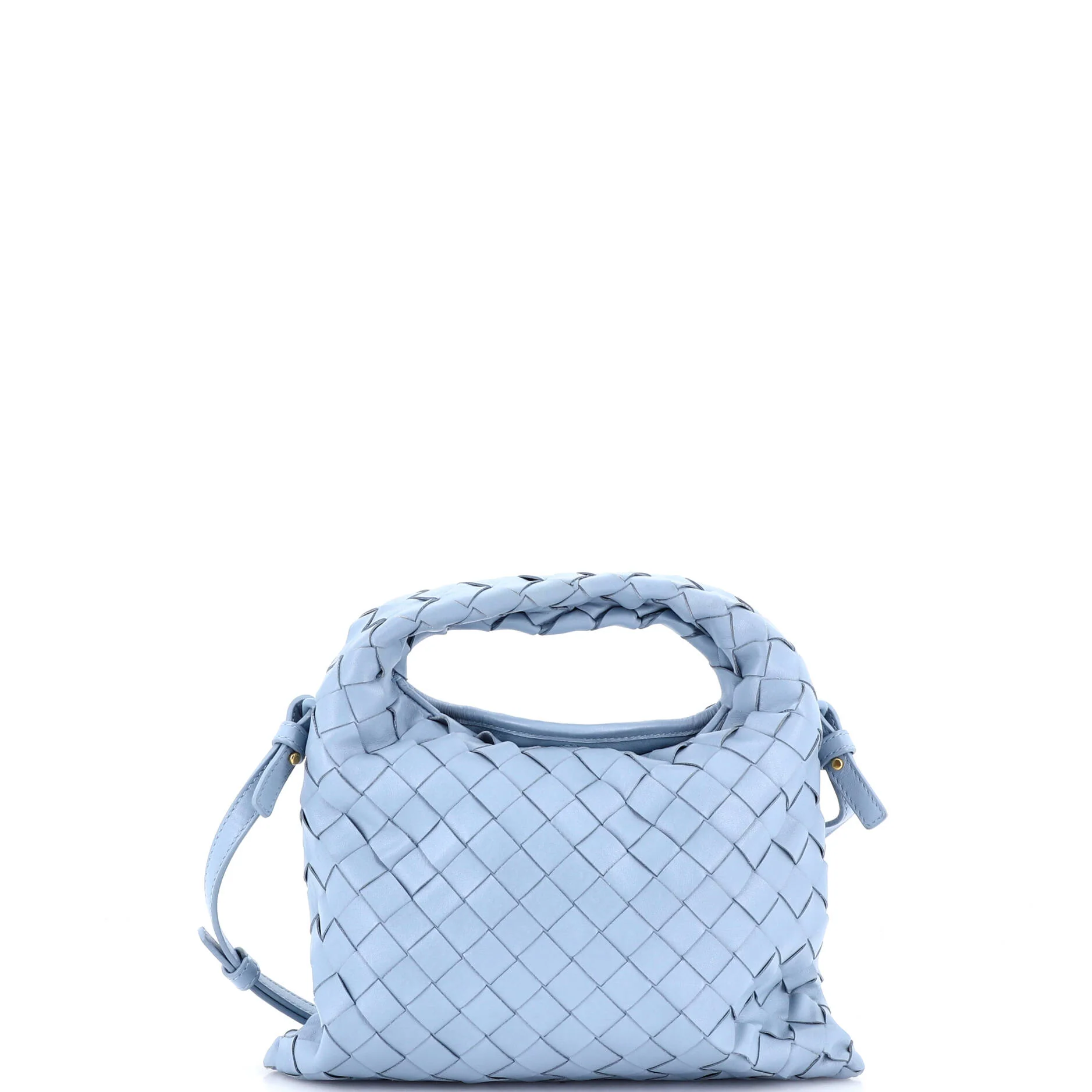 Hop Top Handle Bag Intrecciato Nappa Mini