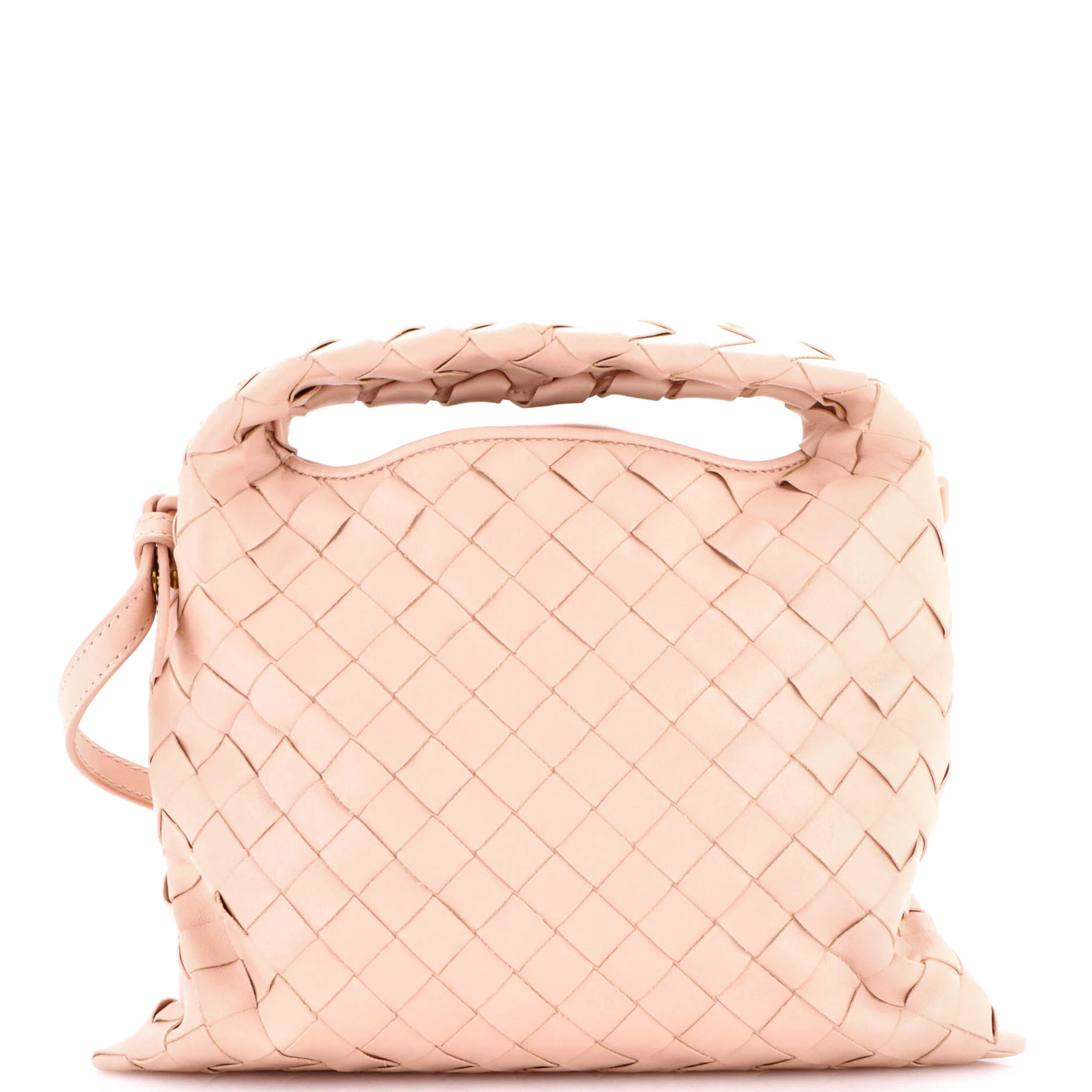 Hop Top Handle Bag Intrecciato Nappa Mini