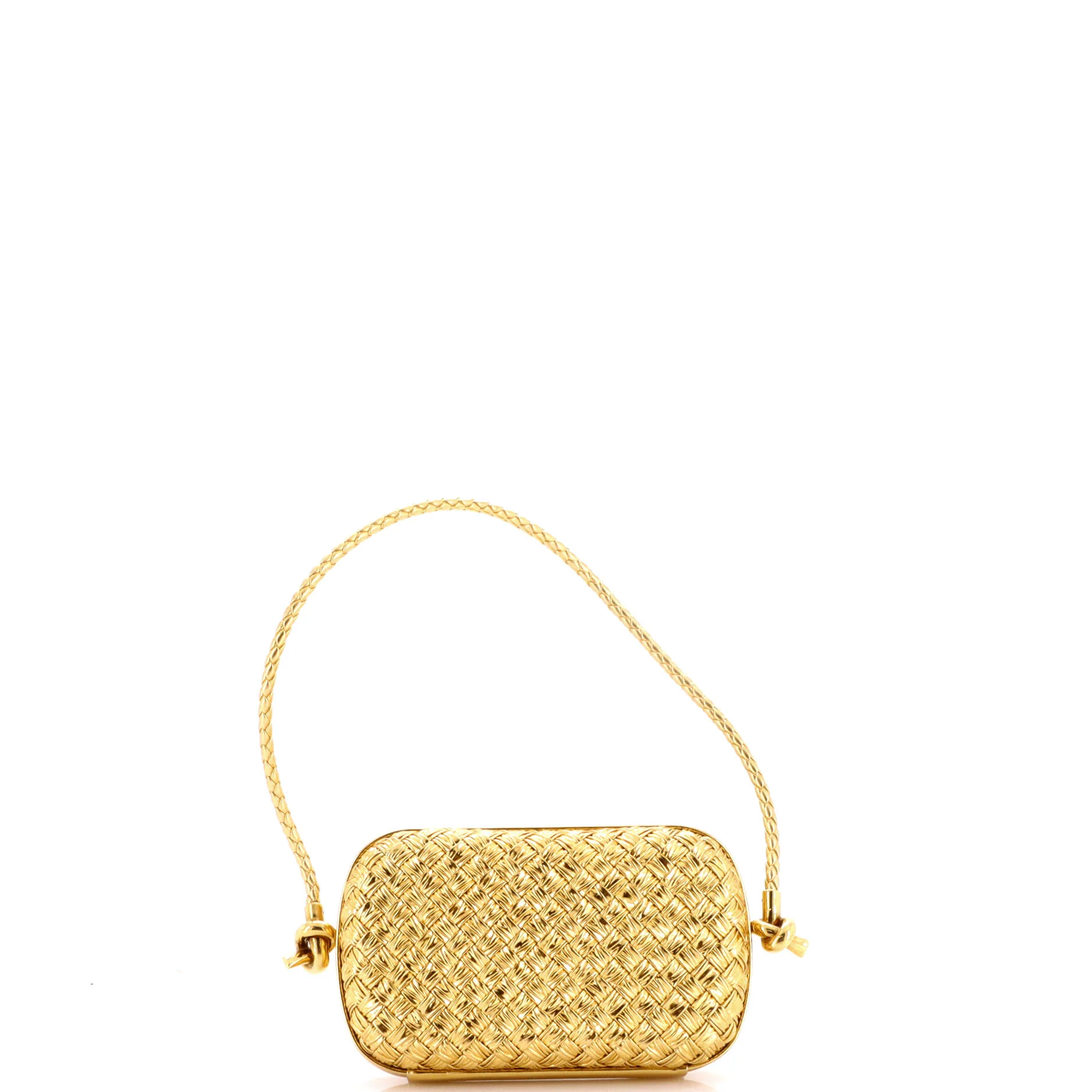 Knot Minaudiere on Strap Intrecciato Leather - Image 3