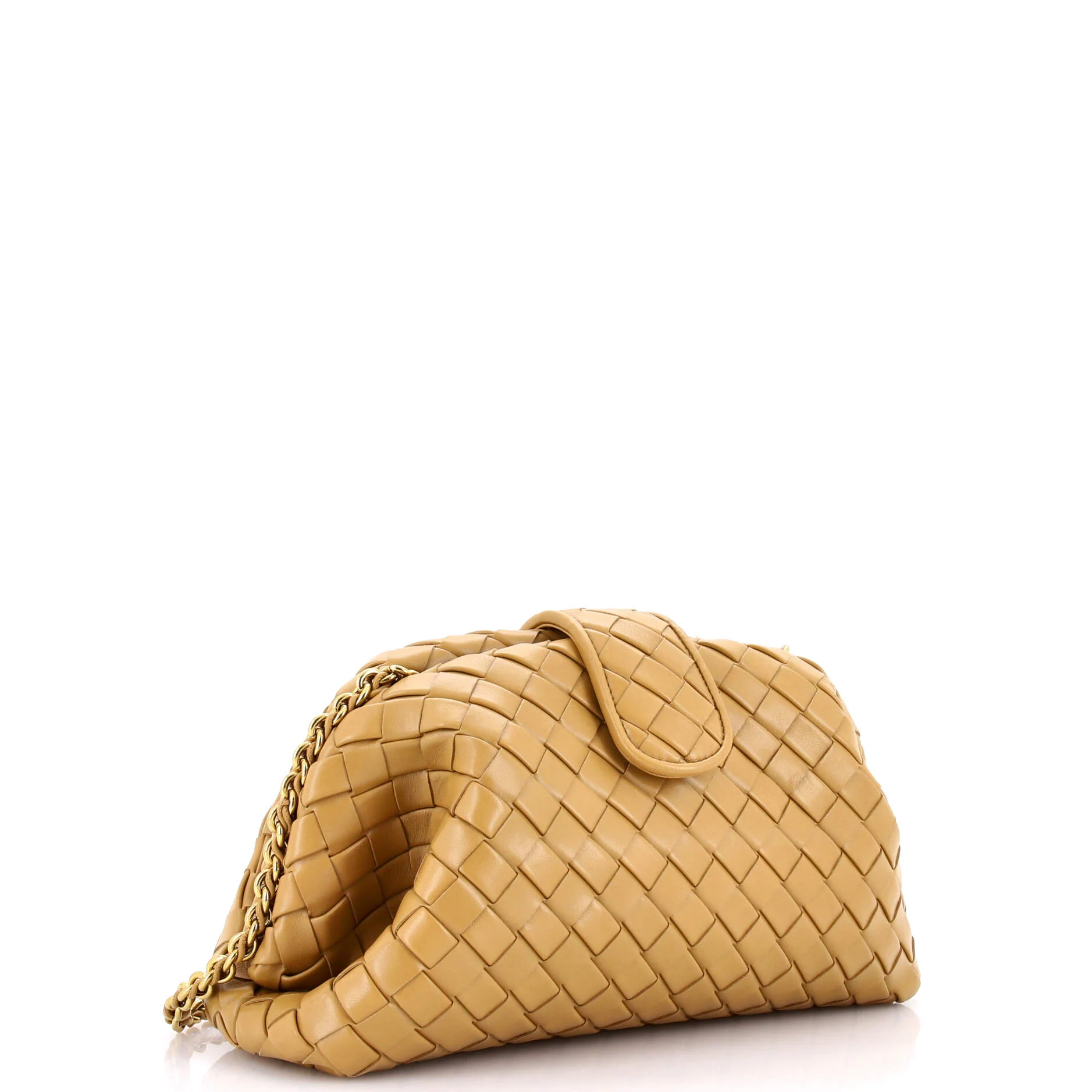 Lauren 1980 Clutch with Chain Intrecciato Nappa Medium - Image 2
