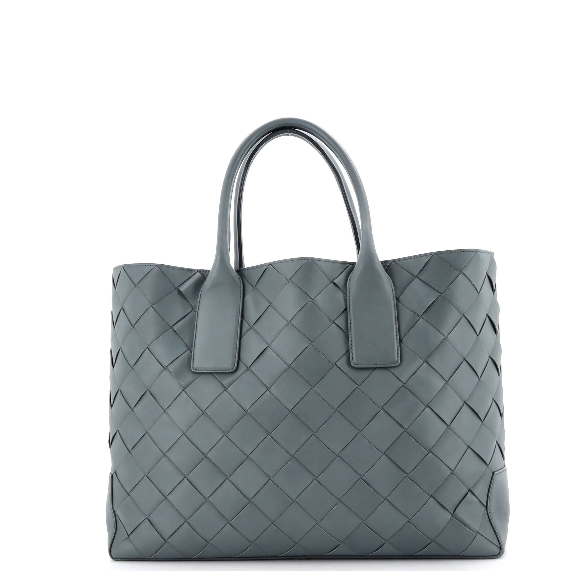 Open Tote Maxi Intrecciato Leather - Image 4