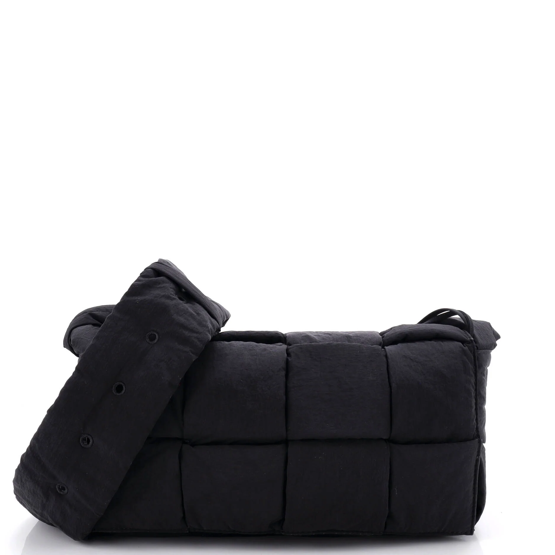 Padded Tech Cassette Crossbody Bag Intrecciato Nylon