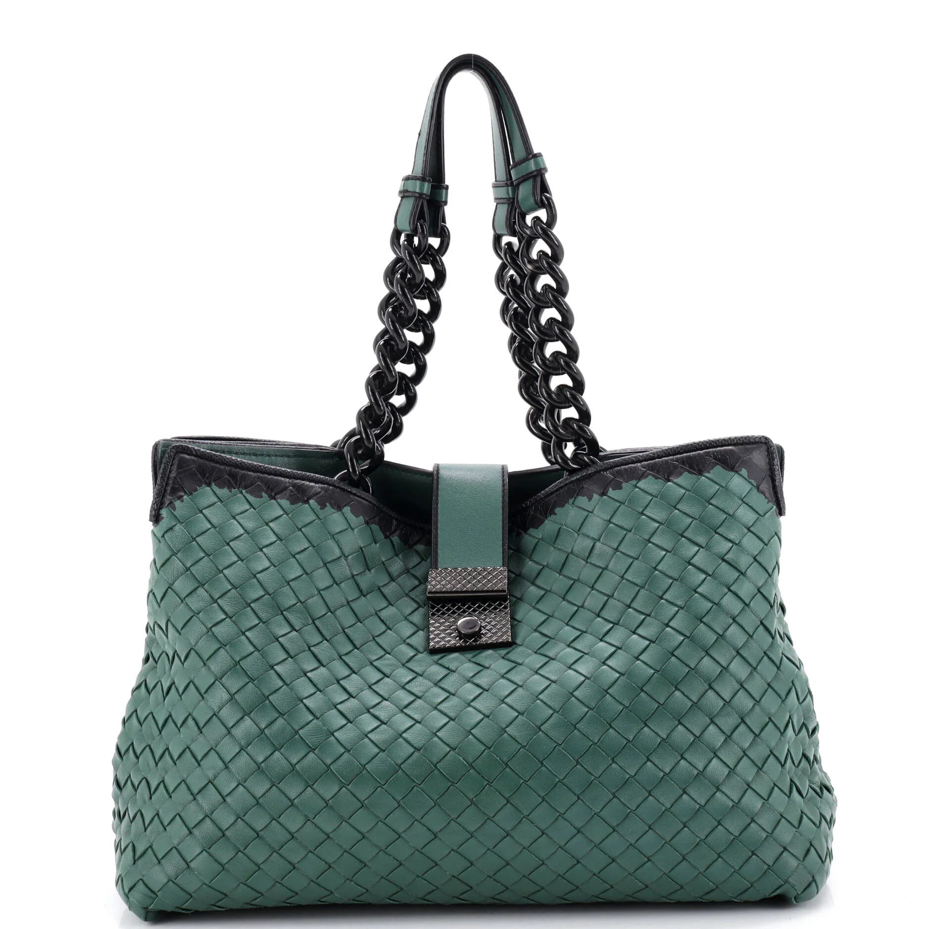 Roma Bag Intrecciato Nappa Medium