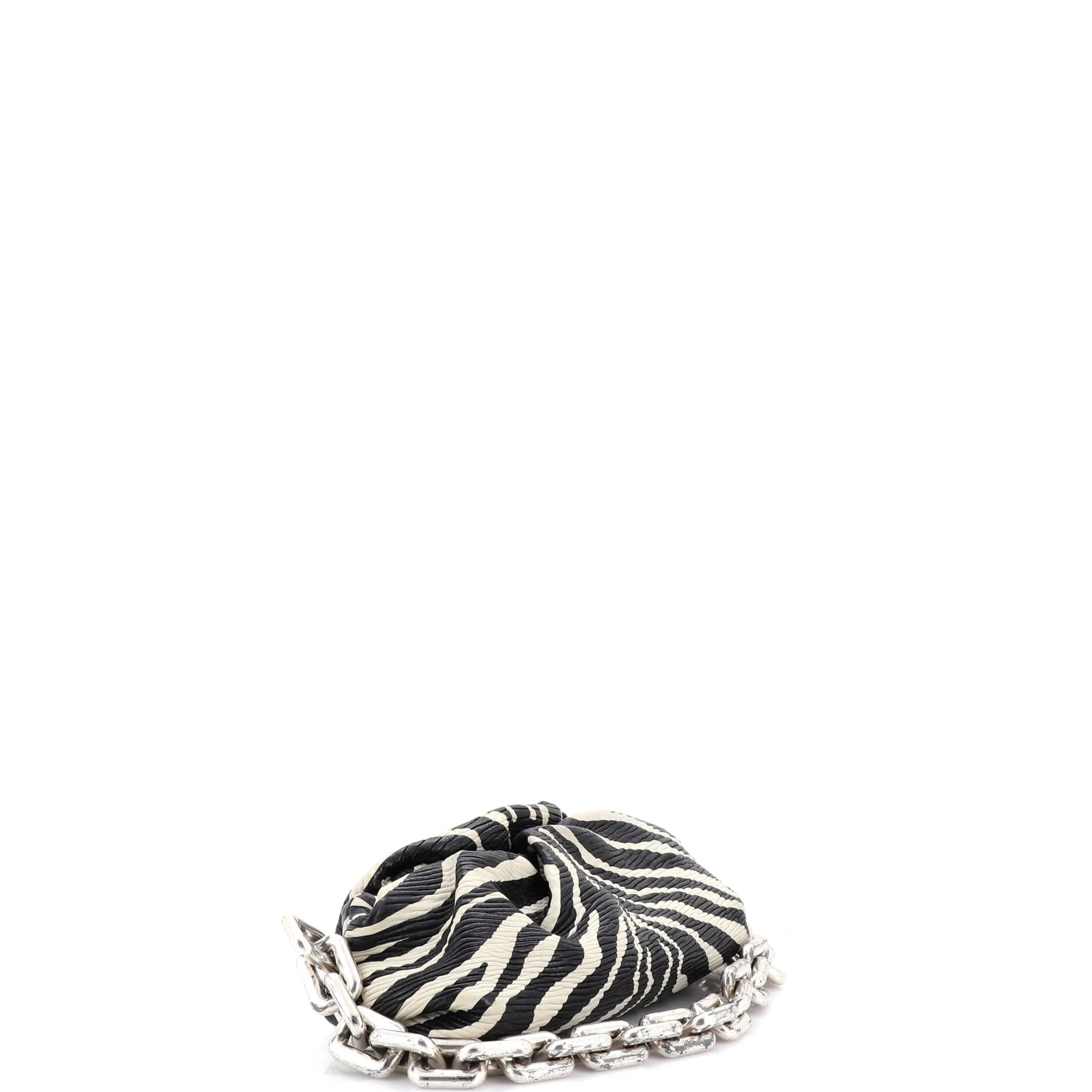 The Chain Pouch Printed Textured Leather - Image 2