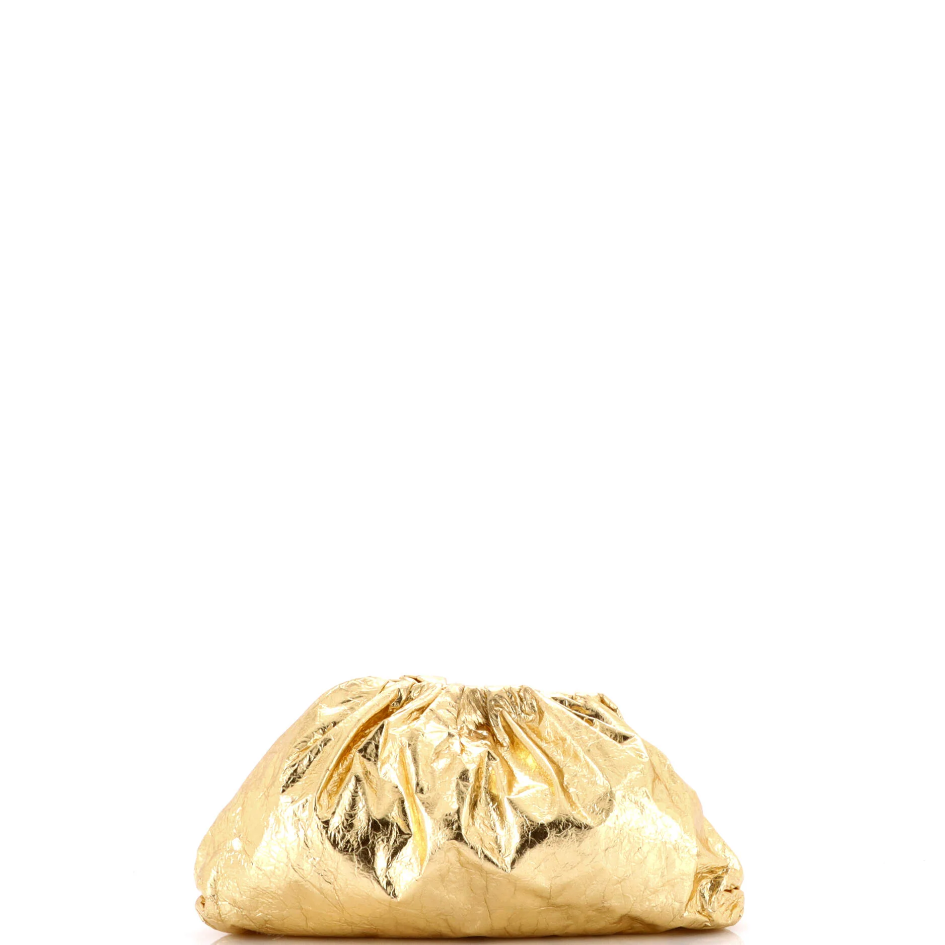The Pouch Crinkled Metallic Leather - Image 3