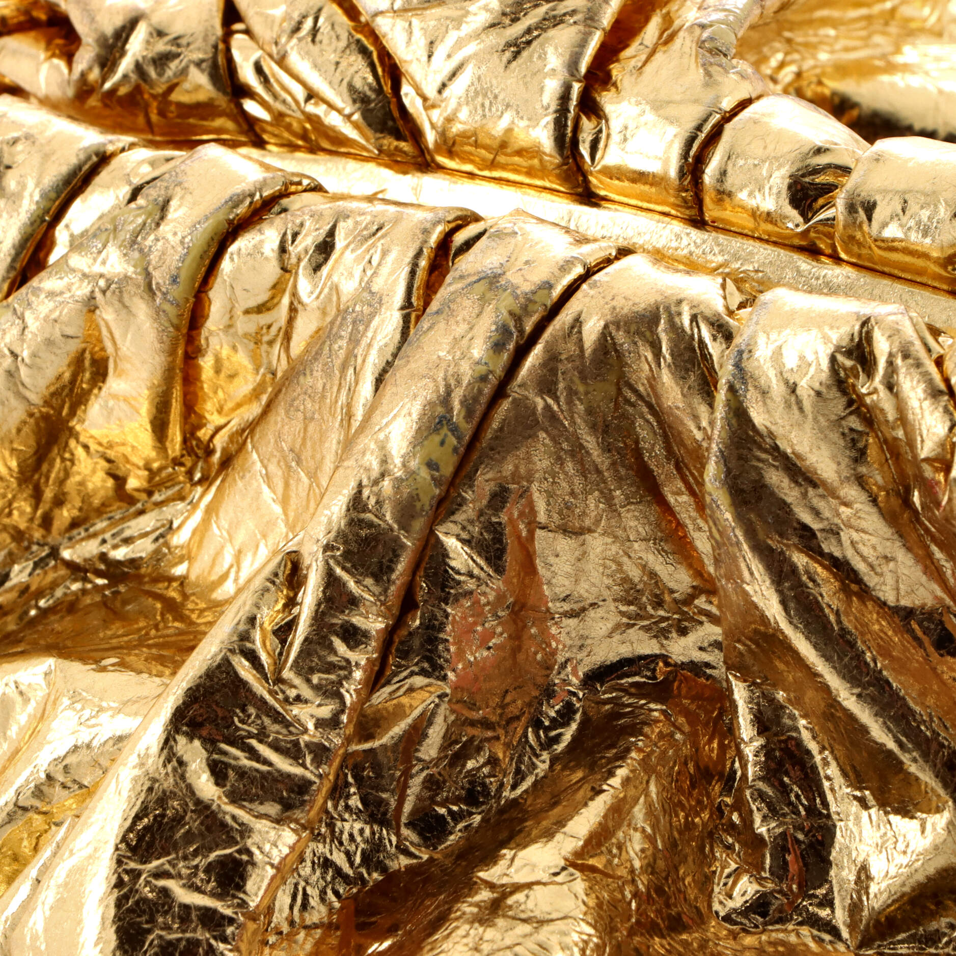 The Pouch Crinkled Metallic Leather - Image 6