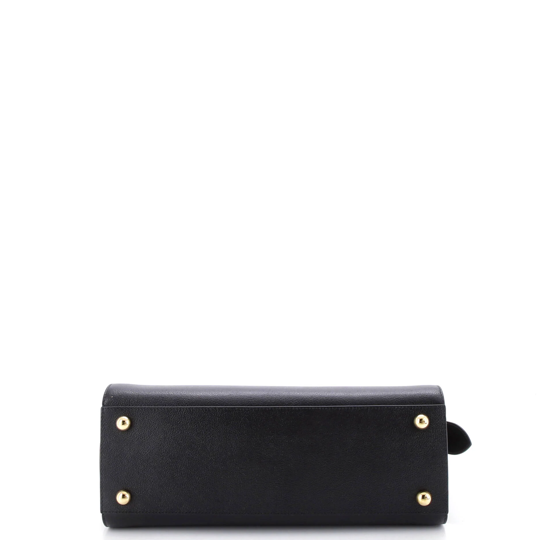 Banwell Tote Leather and House Check Canvas Small - Image 4