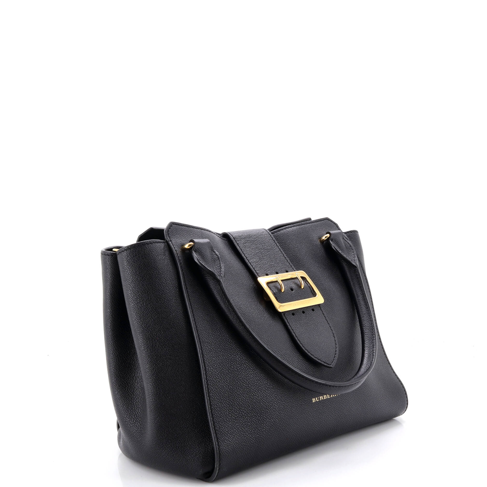 Buckle Tote Leather Medium - Image 2