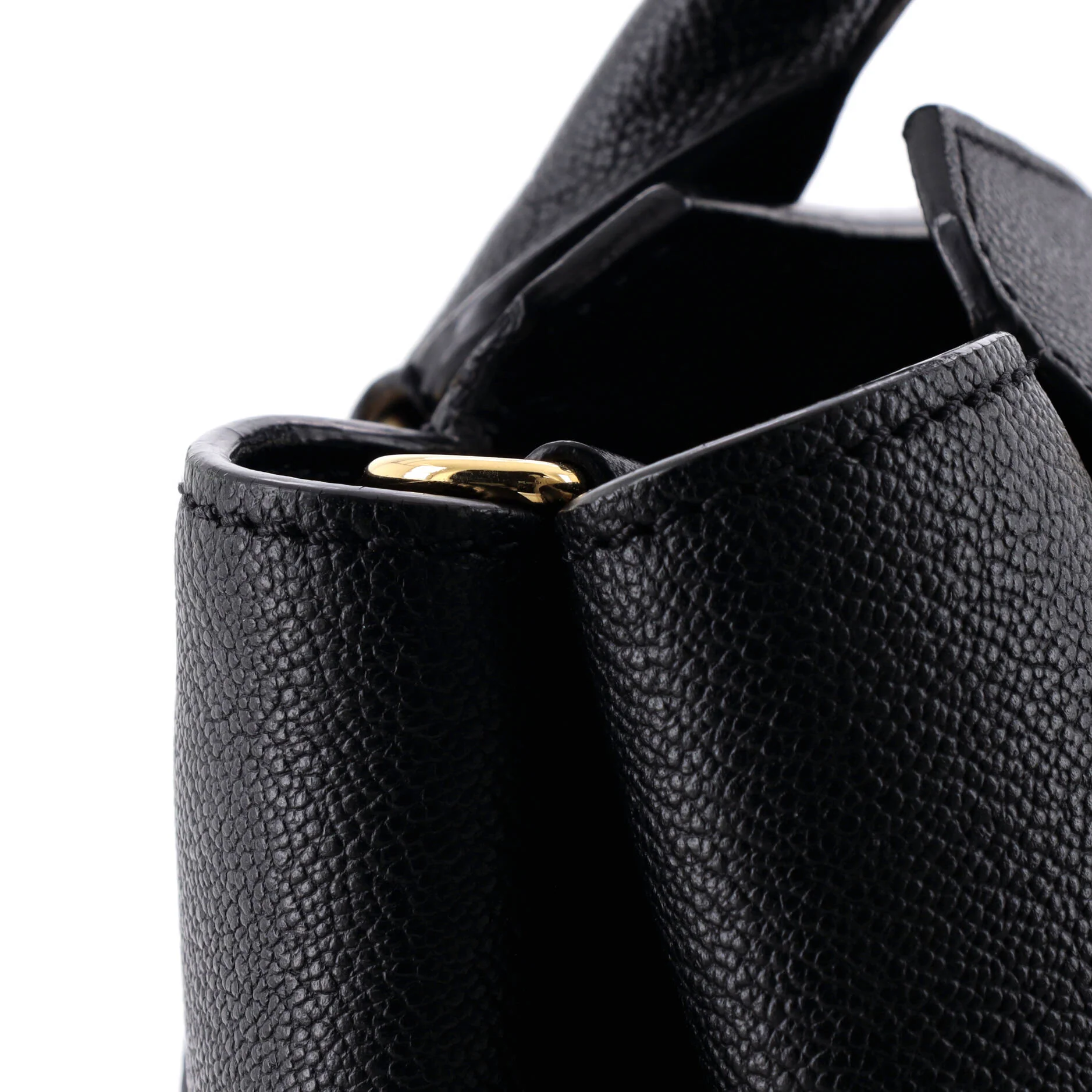 Buckle Tote Leather Medium - Image 6