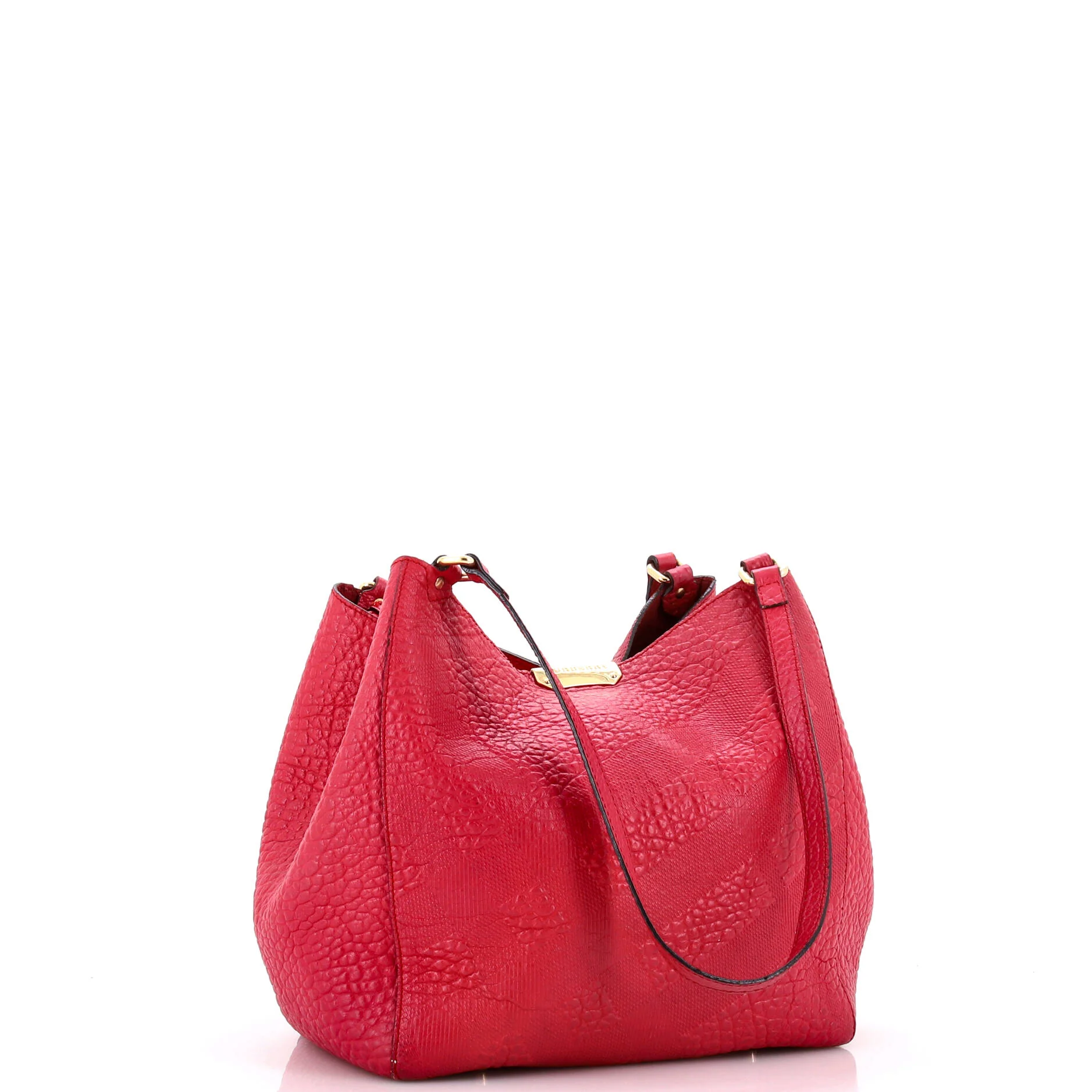 Canter Tote Check Embossed Leather Small - Image 3