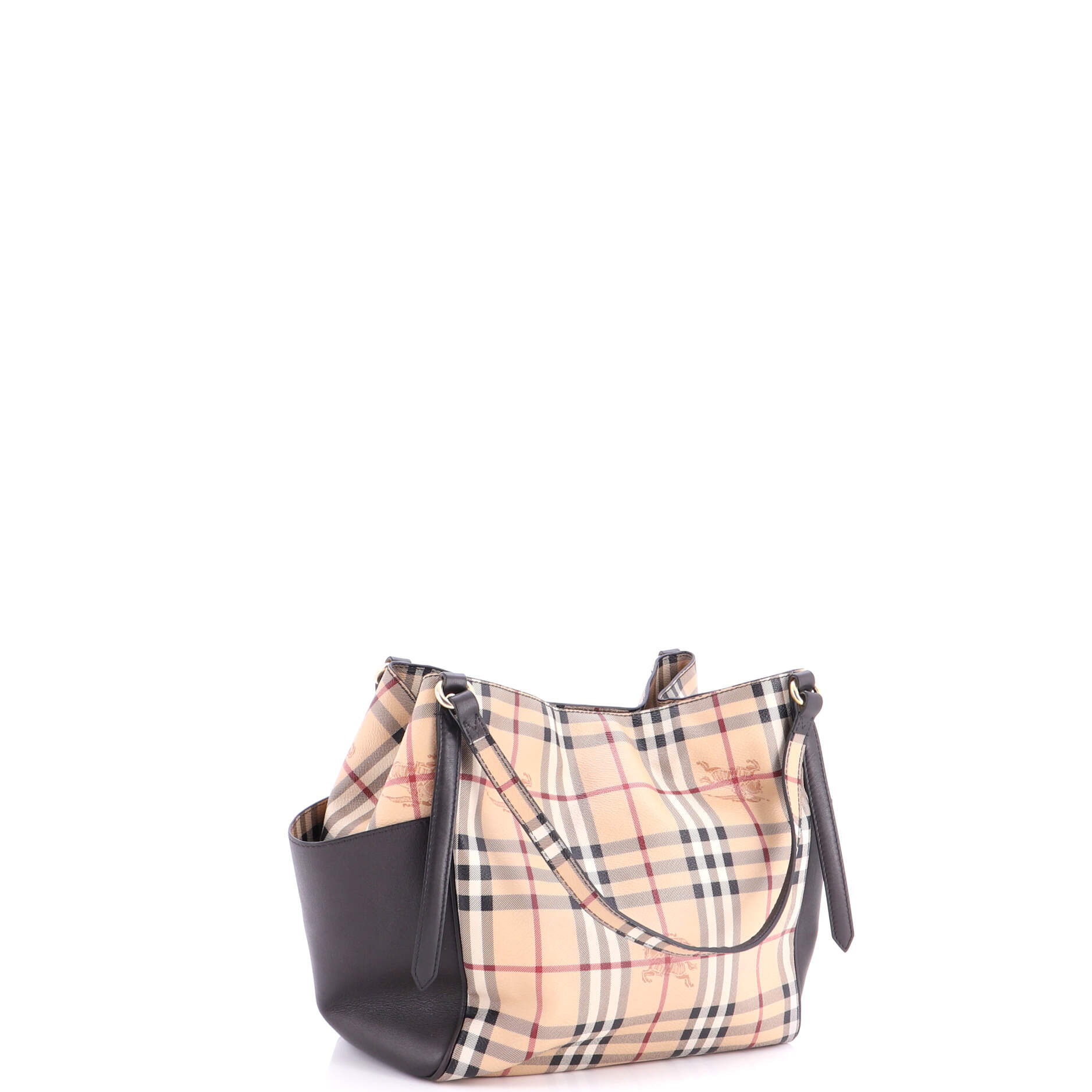 Canterbury Panels Tote Haymarket Coated Canvas and Leather Small - Image 2