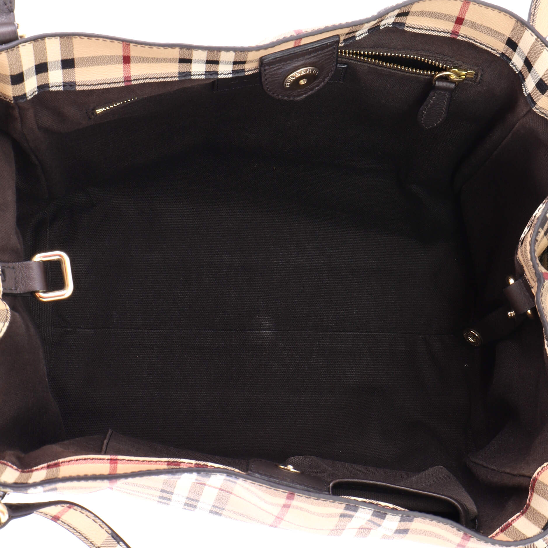 Canterbury Panels Tote Haymarket Coated Canvas and Leather Small - Image 5