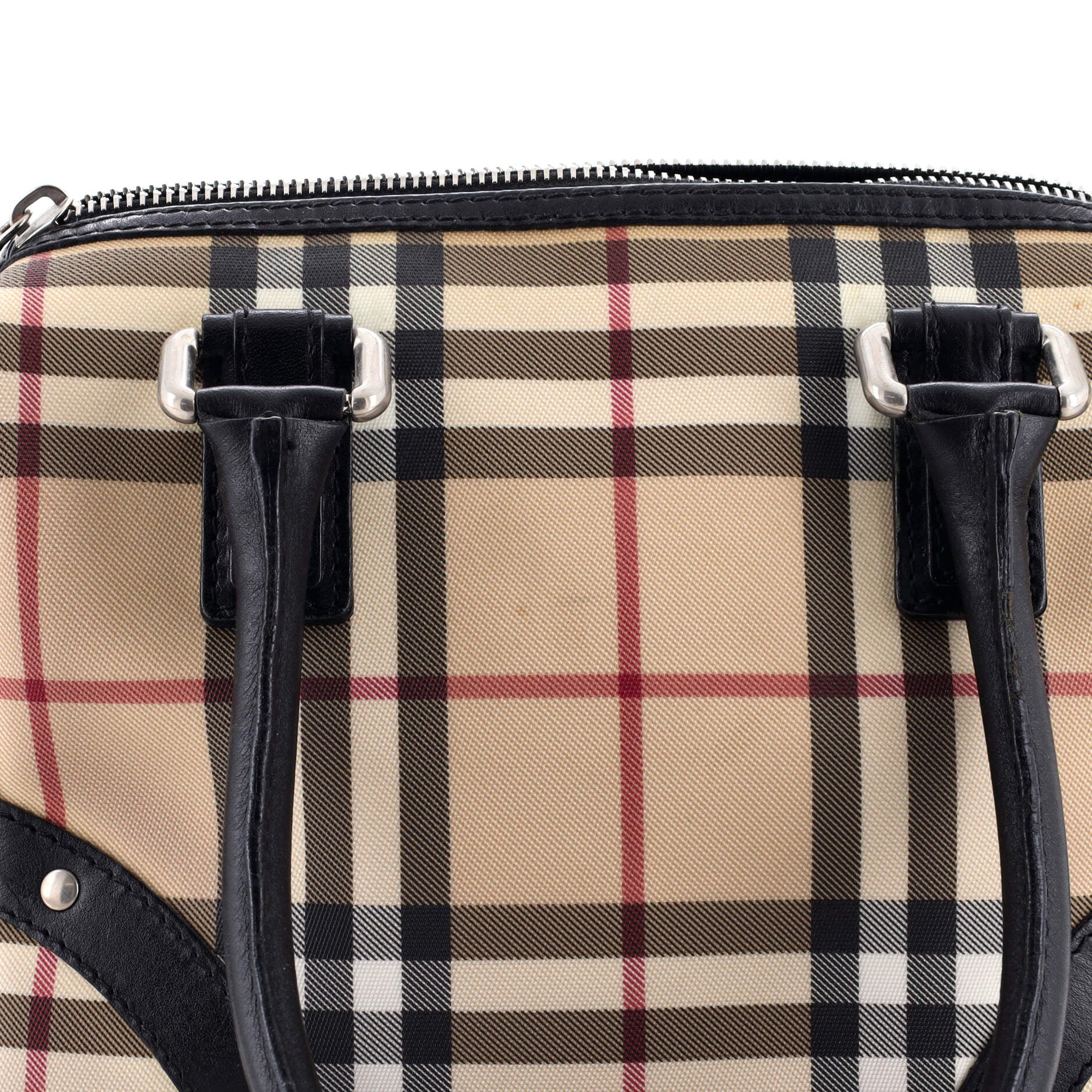 Chester Satchel Haymarket Coated Canvas Small - Image 6
