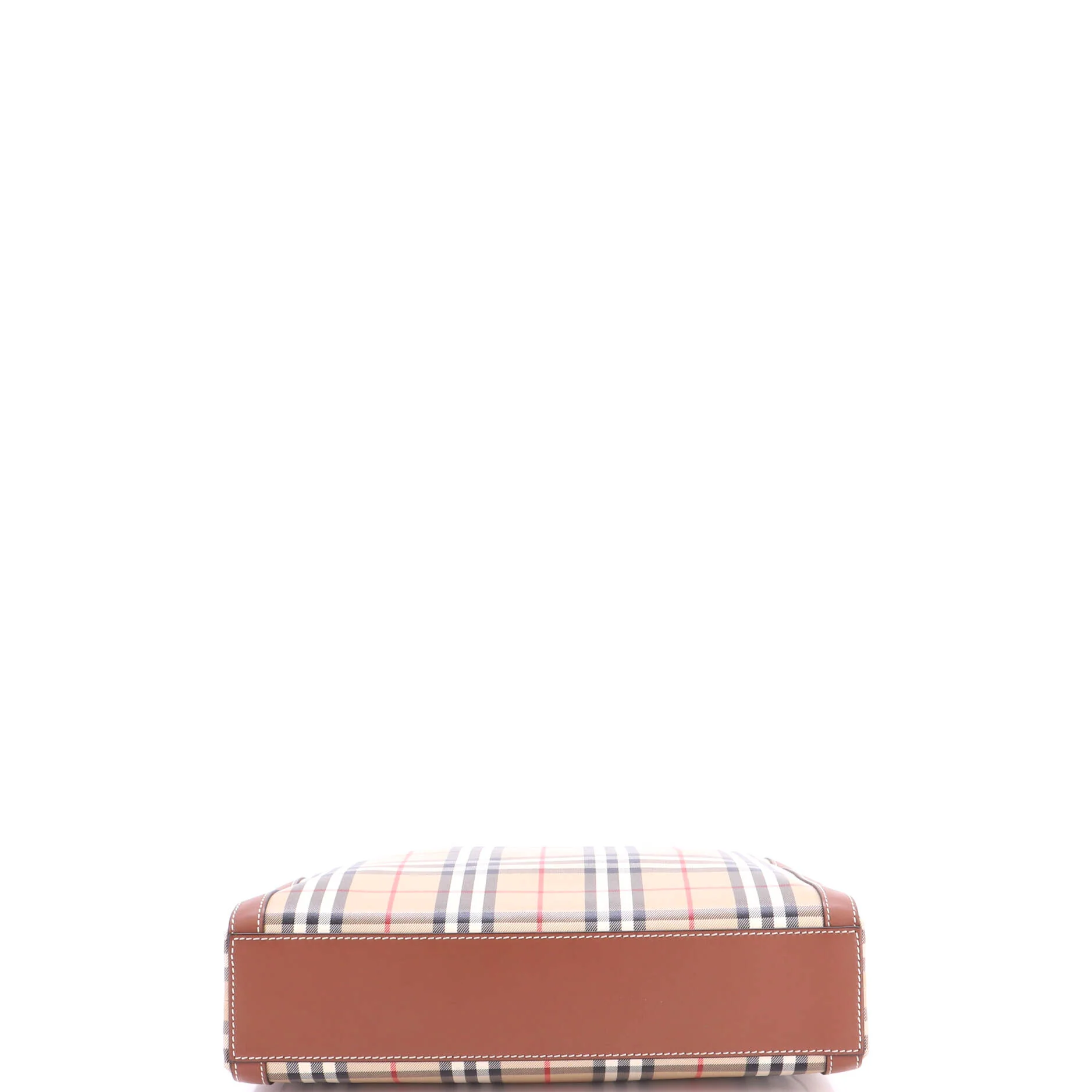 Convertible Tote Vintage Check Coated Canvas Medium - Image 4