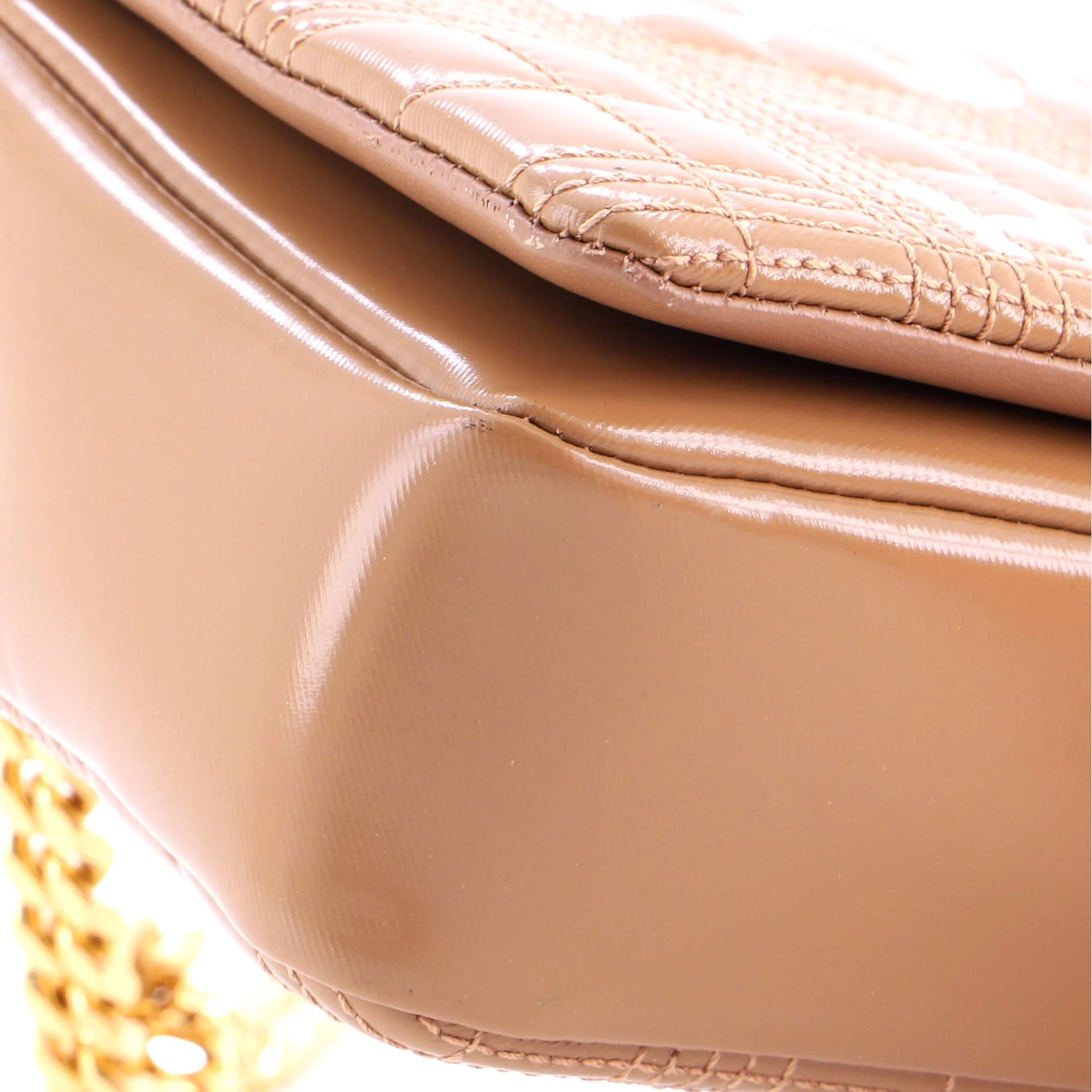 Lola Shoulder Bag Quilted Printed Leather Small - Image 6