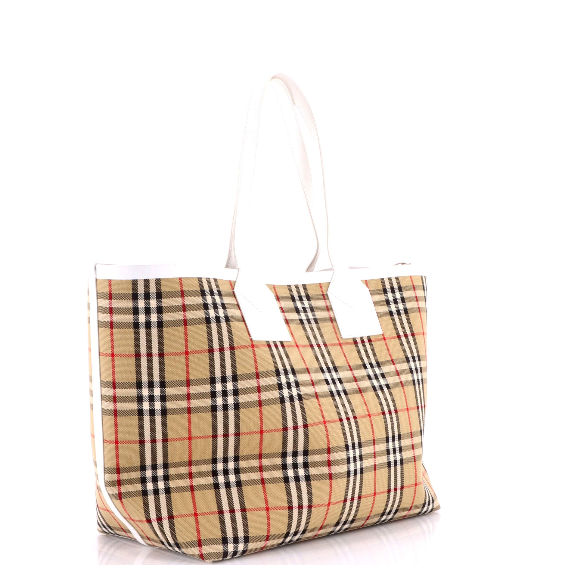 London Tote Vintage Check Canvas Large - Image 3