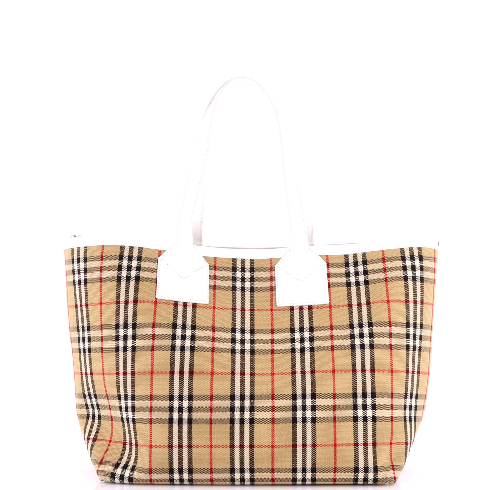 London Tote Vintage Check Canvas Large - Image 4
