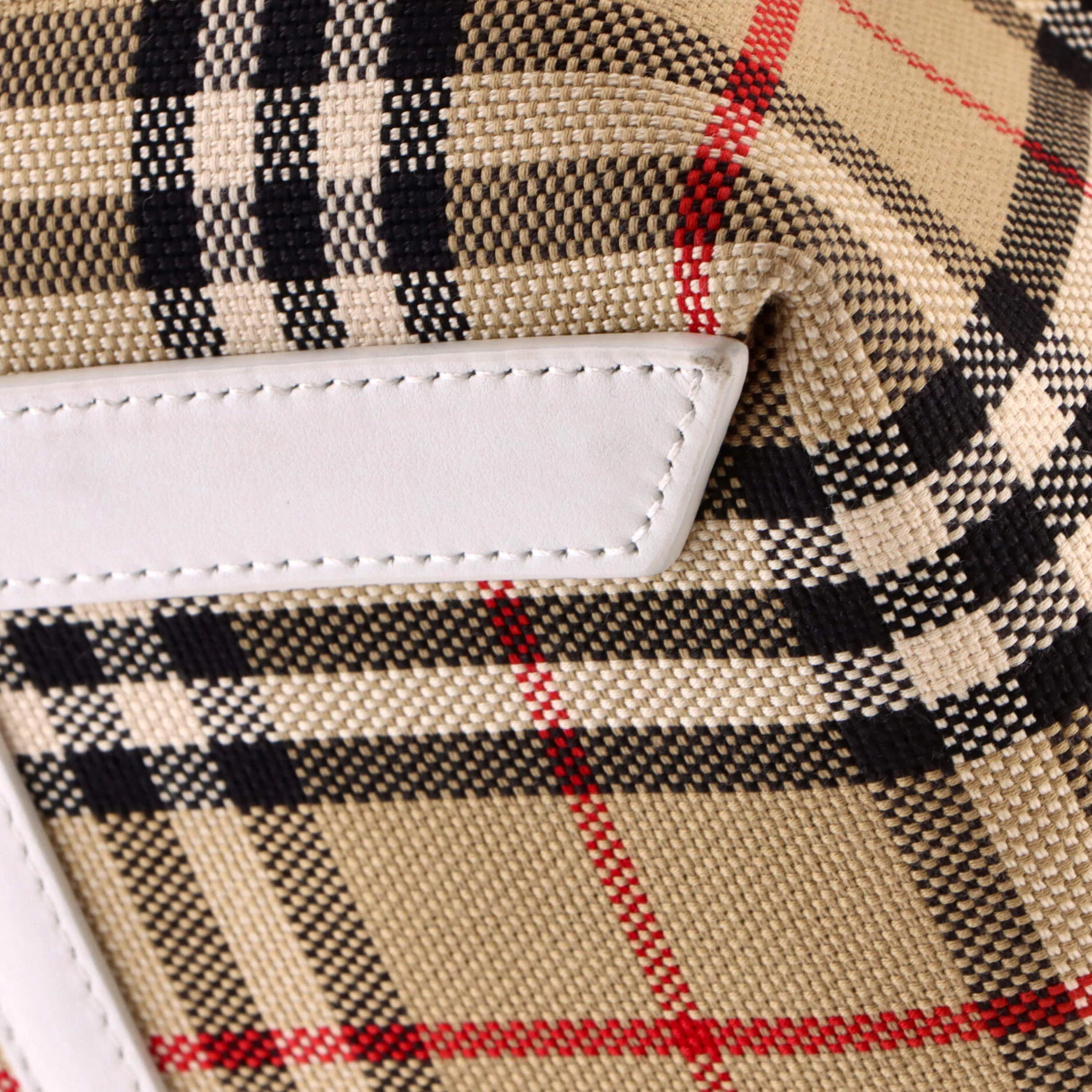 London Tote Vintage Check Canvas Large - Image 7