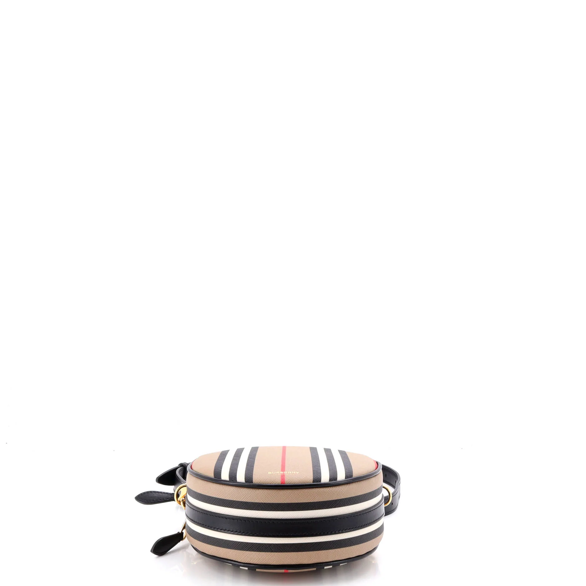Louise Round Bag Icon Stripe E-Canvas - Image 4