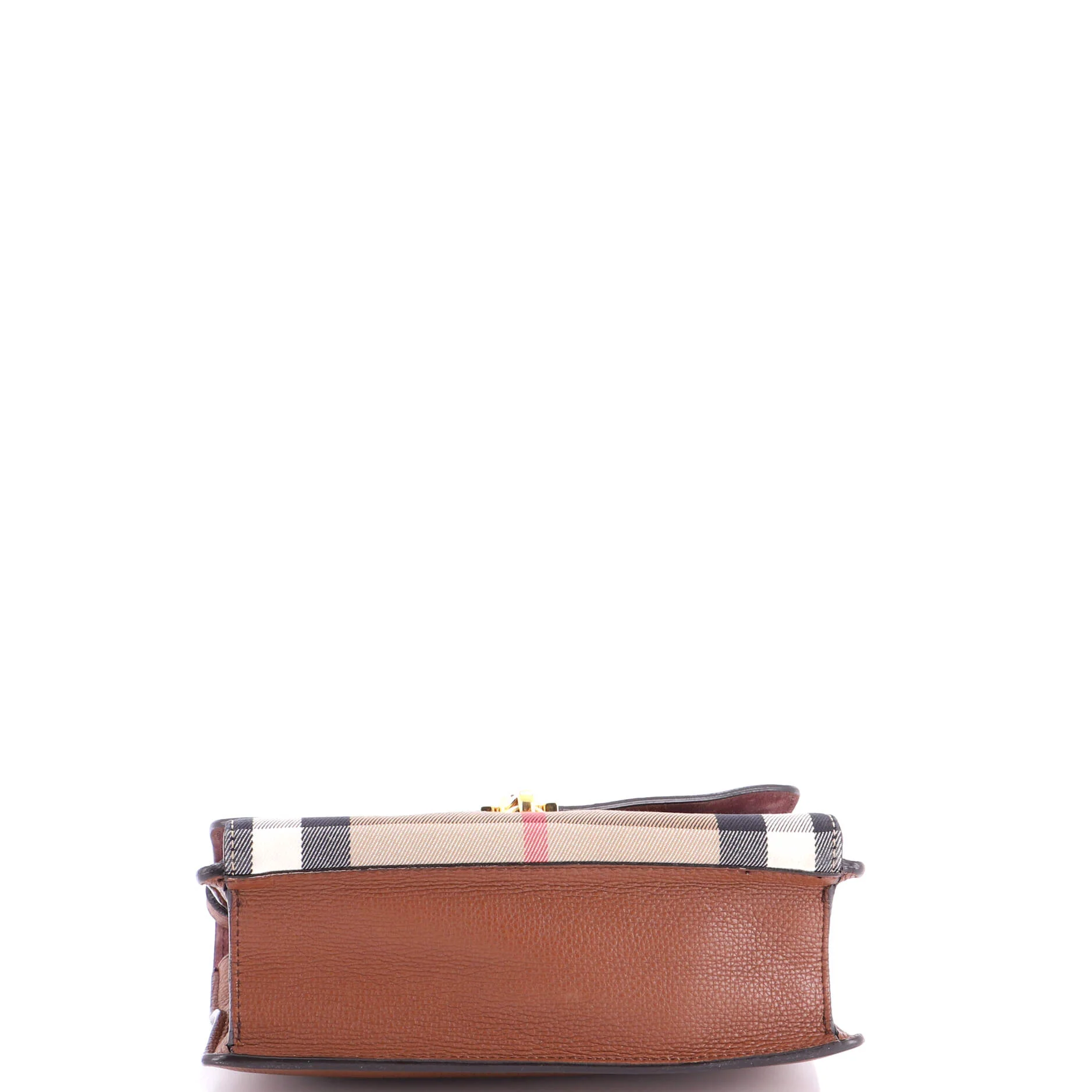 Macken Crossbody Bag Leather and House Check Canvas Baby - Image 4