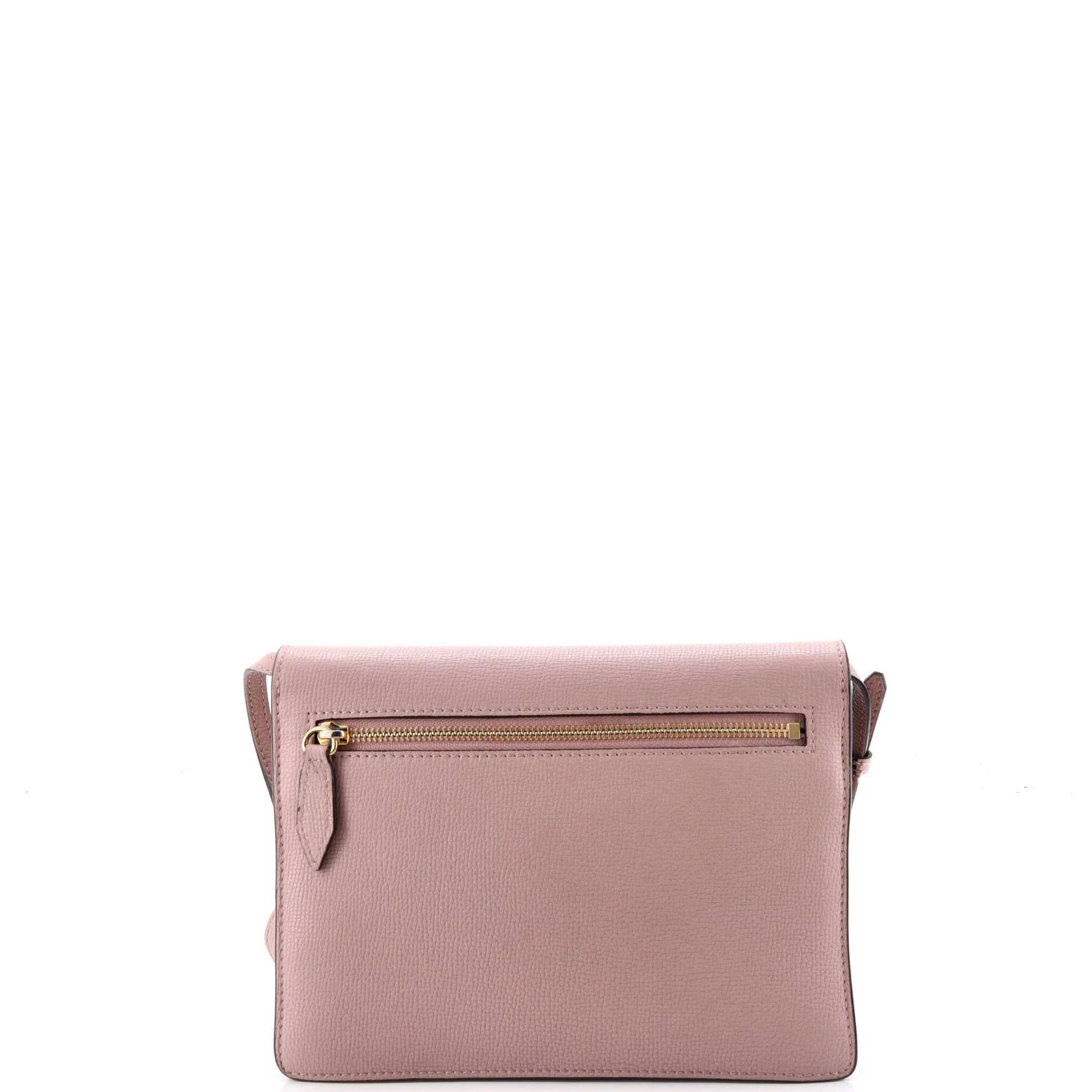Macken Crossbody Bag Leather and House Check Canvas Small - Image 3