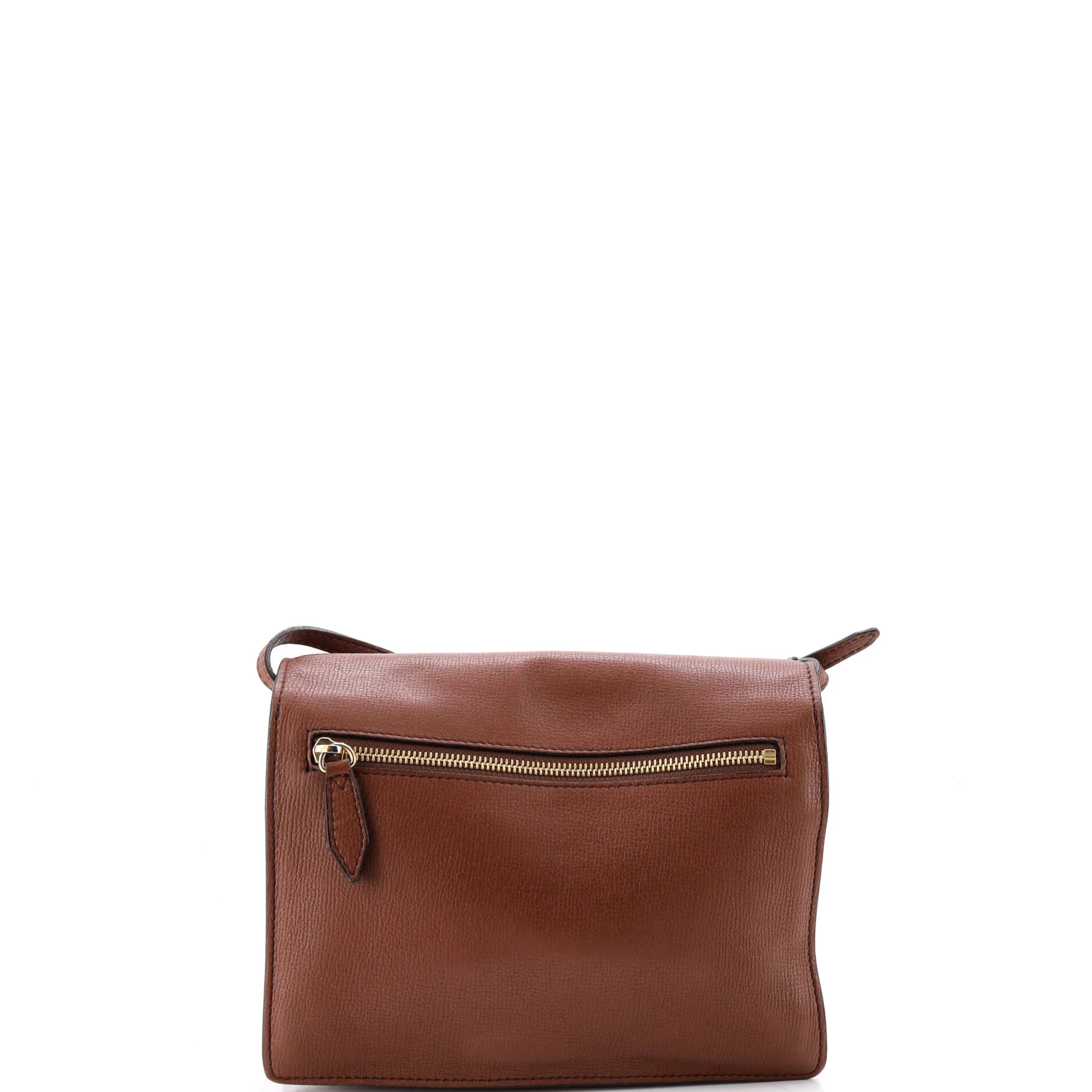Macken Crossbody Bag Leather and House Check Canvas Small - Image 3