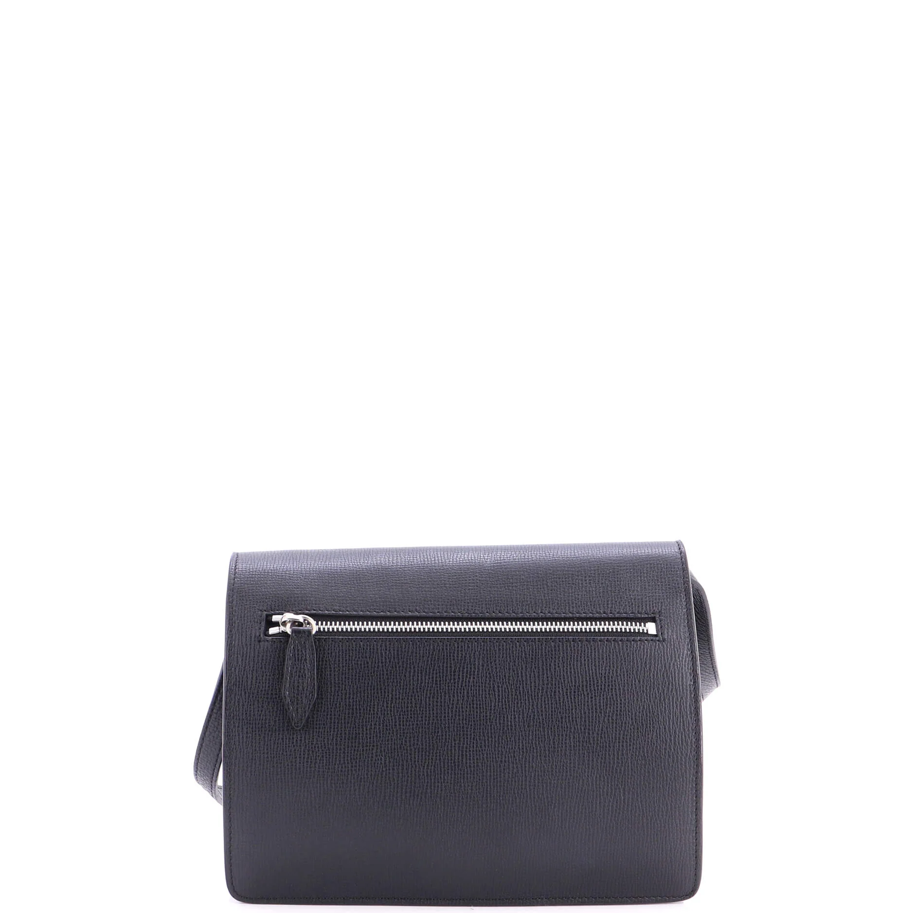 Macken Crossbody Bag Leather and Vintage Check Canvas Small - Image 3