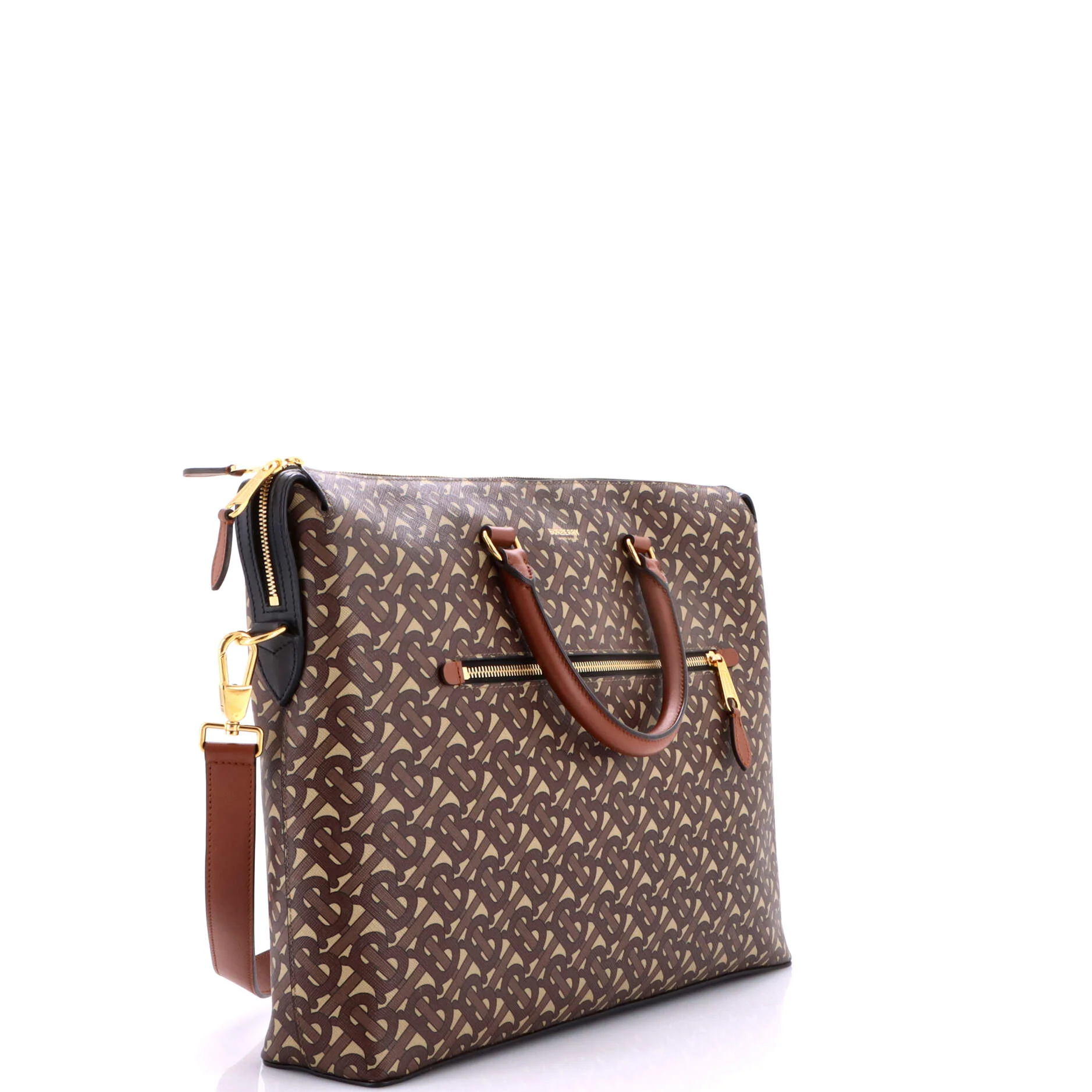 Manchester Zip Briefcase Monogram E-Canvas - Image 2