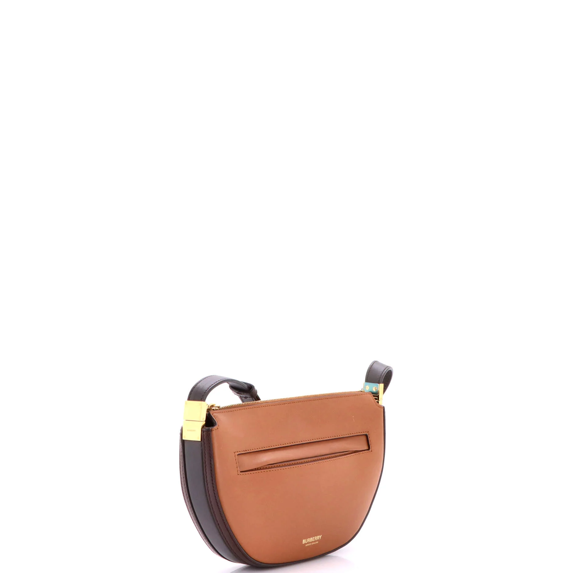 Olympia Zip Shoulder Bag Leather Small - Image 2