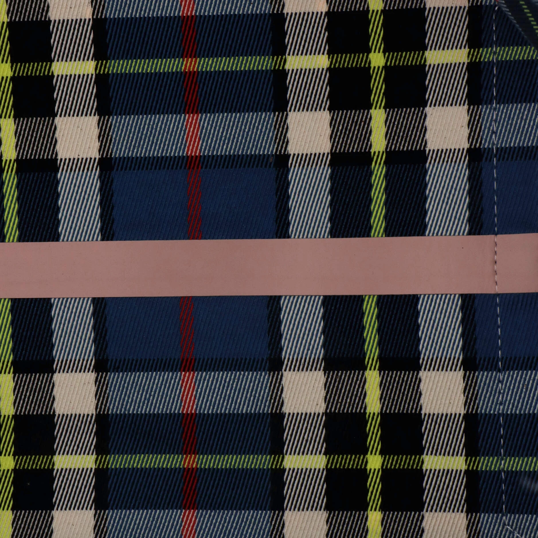 Reversible Giant Tote Vintage Check Canvas Large - Image 5