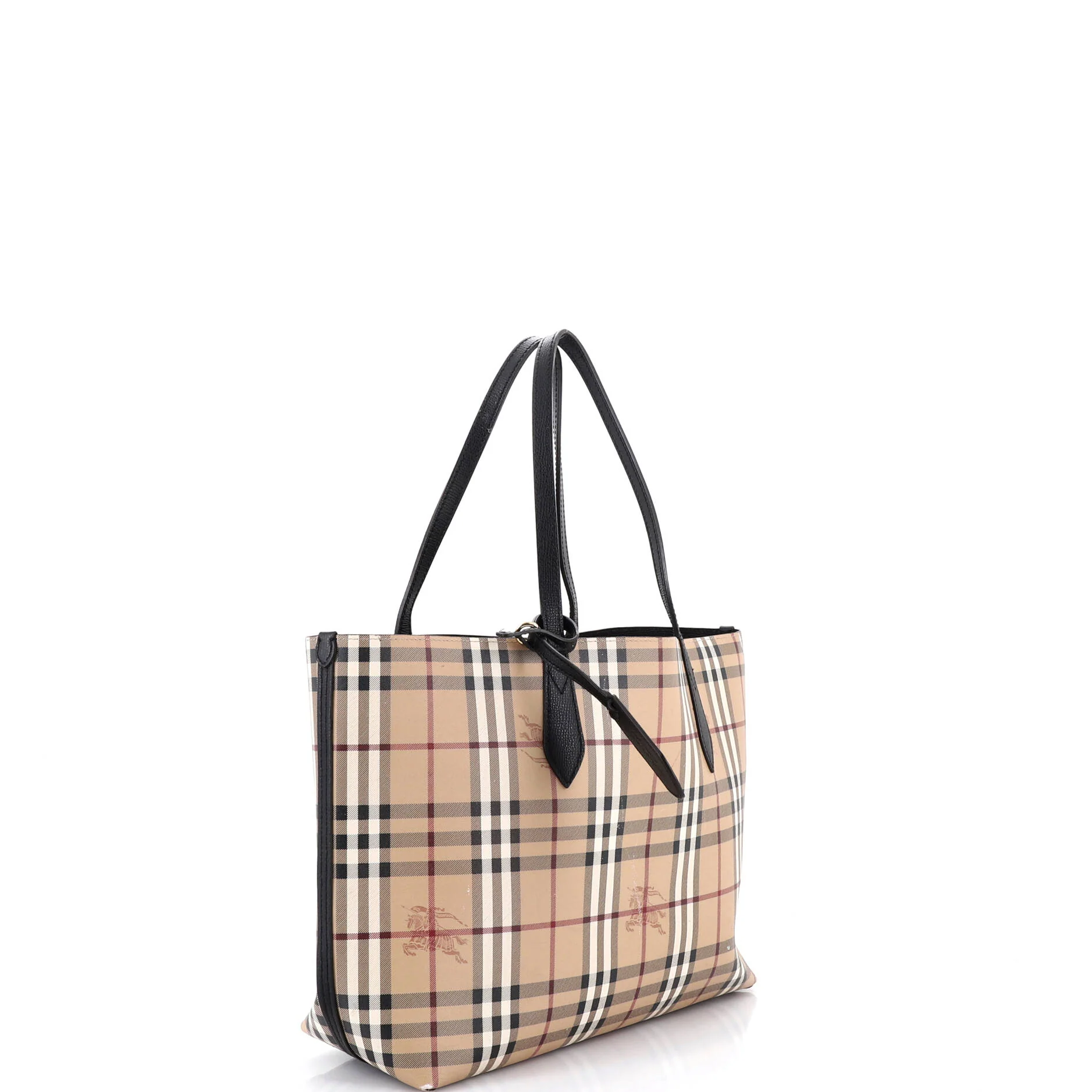 Reversible Tote Haymarket Coated Canvas and Leather Medium - Image 2