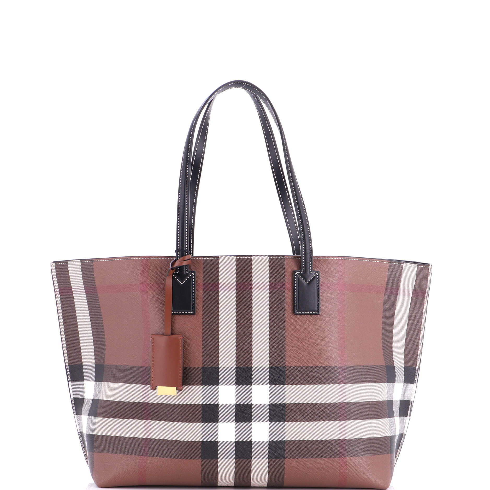 Soft Tote Check E-Canvas Medium