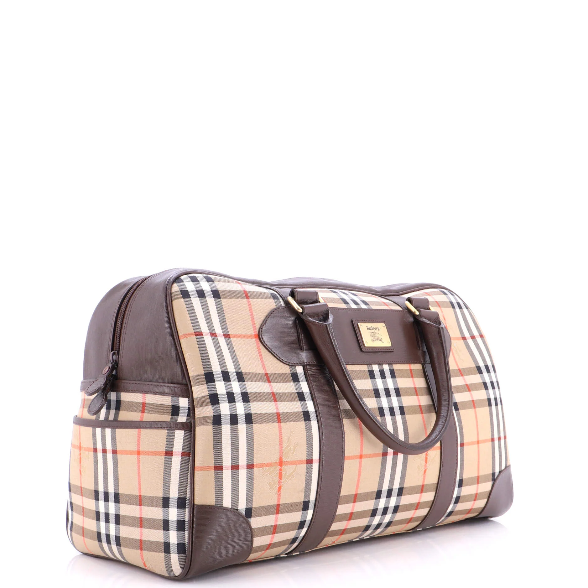 Vintage Boston Bag Haymarket Coated Canvas - Image 2