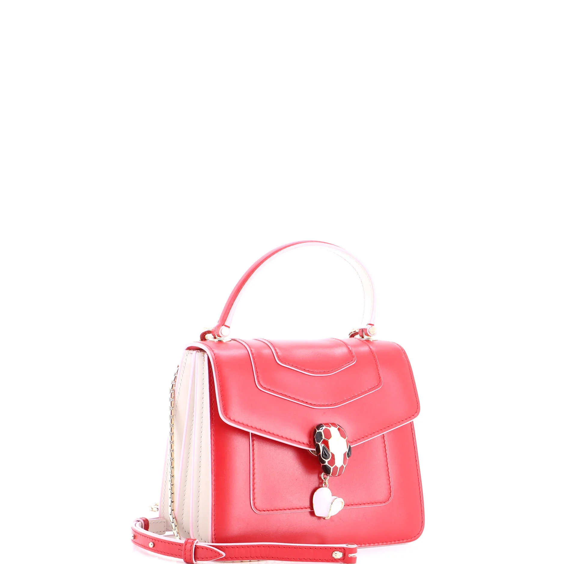 Serpenti Forever Dangle Top Handle Bag Leather Small - Image 2