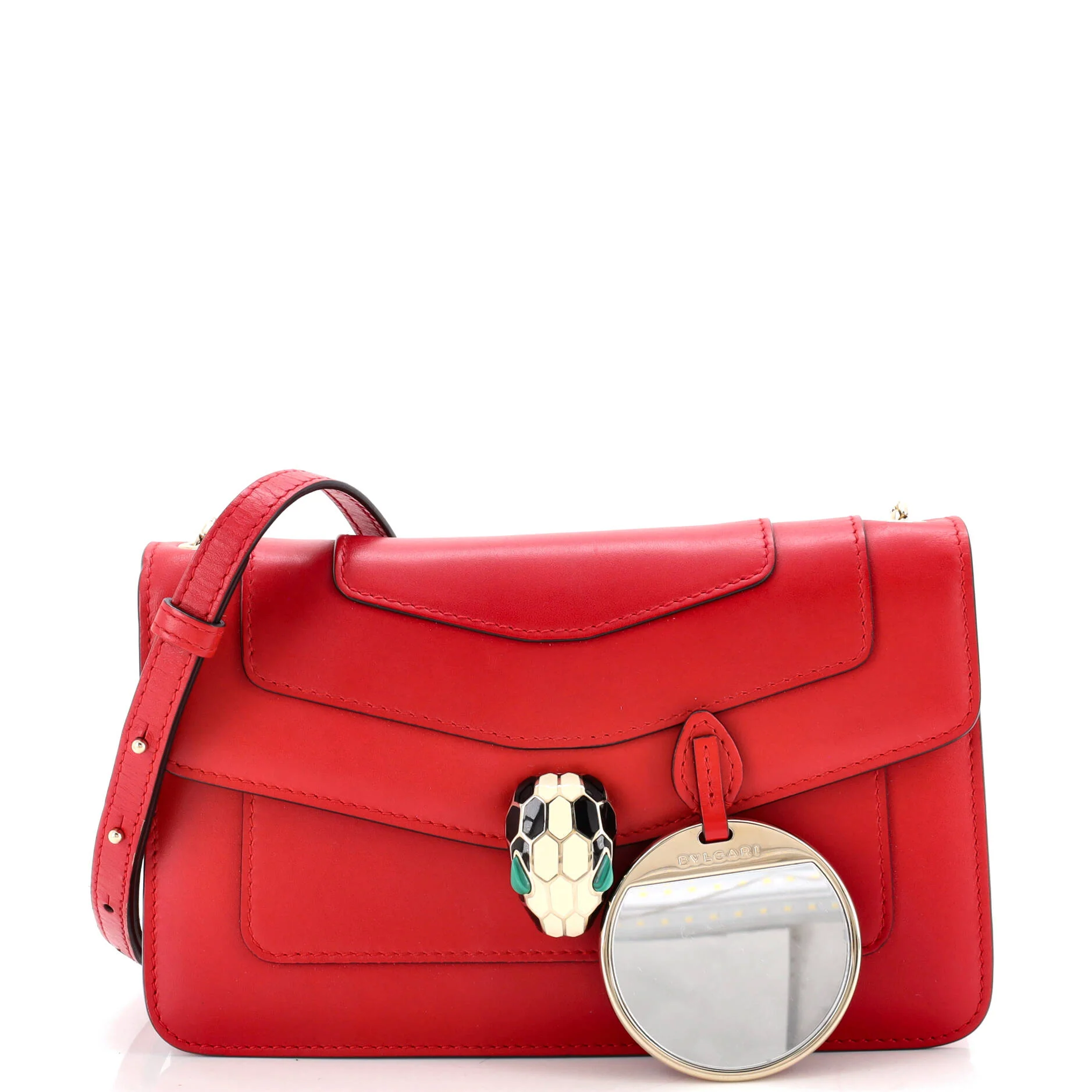 Serpenti Forever Shoulder Bag Leather Small - Image 2