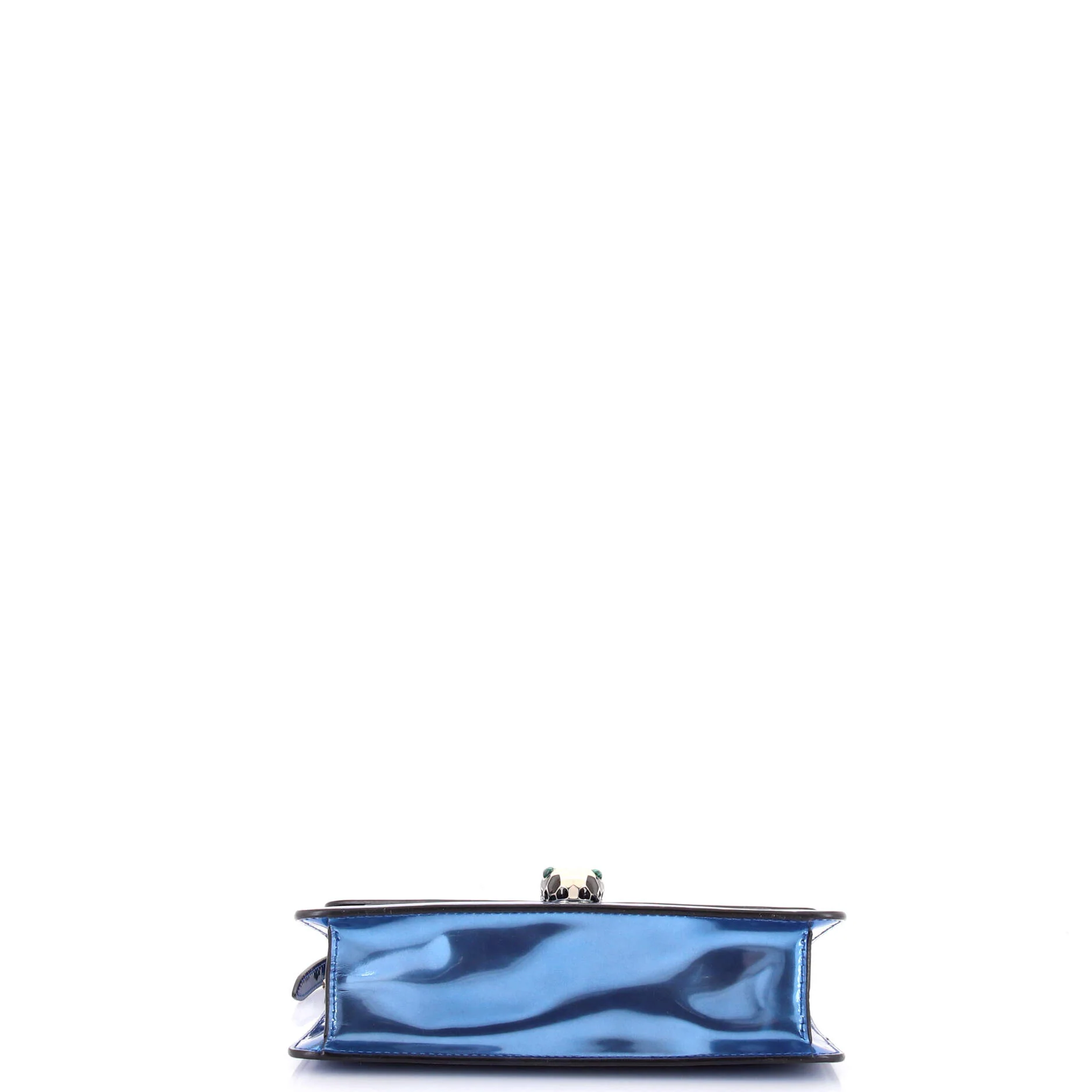 Serpenti Forever Shoulder Bag Metallic Leather Small - Image 4