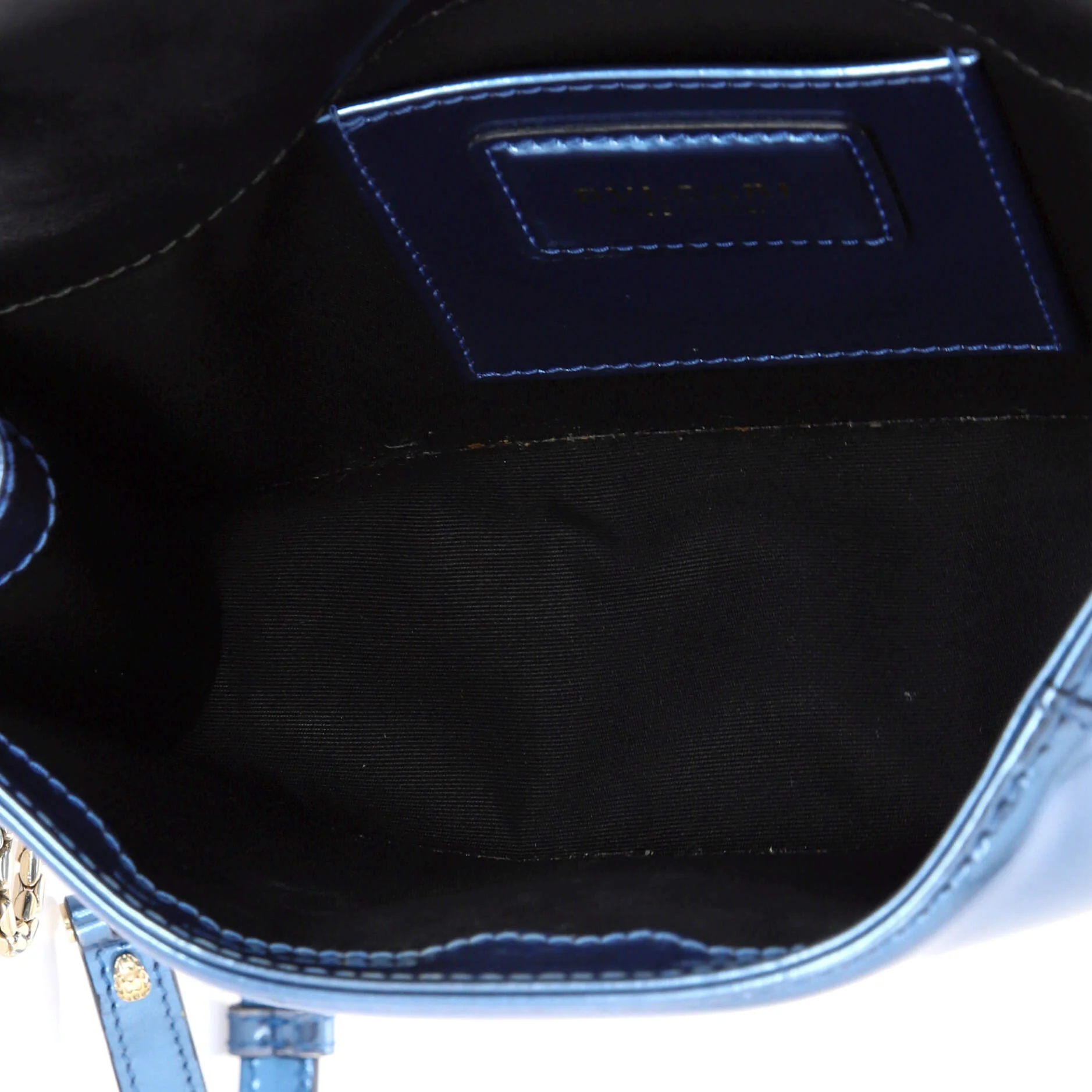 Serpenti Forever Shoulder Bag Metallic Leather Small - Image 5