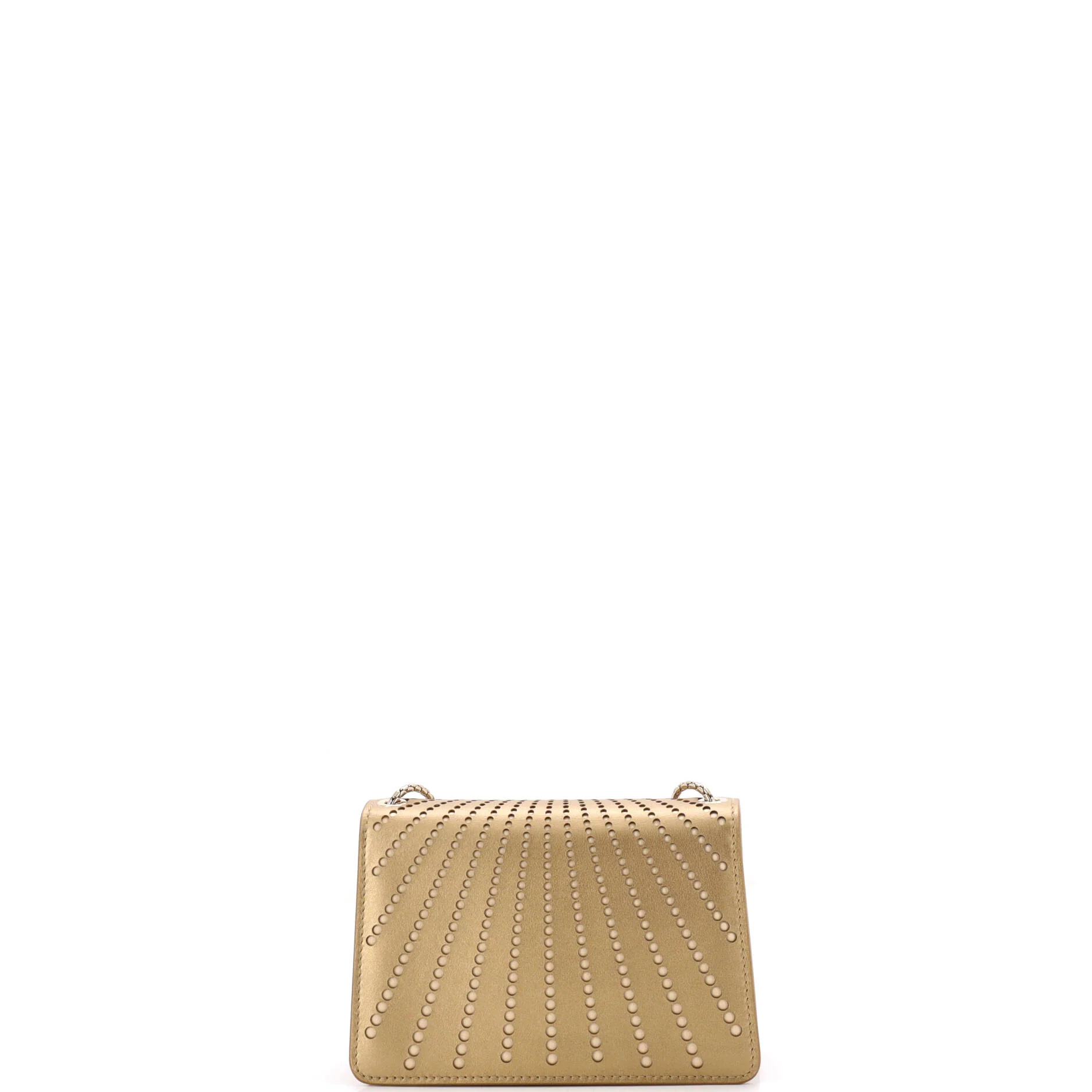 Serpenti Forever Shoulder Bag Perforated Leather Small - Image 3