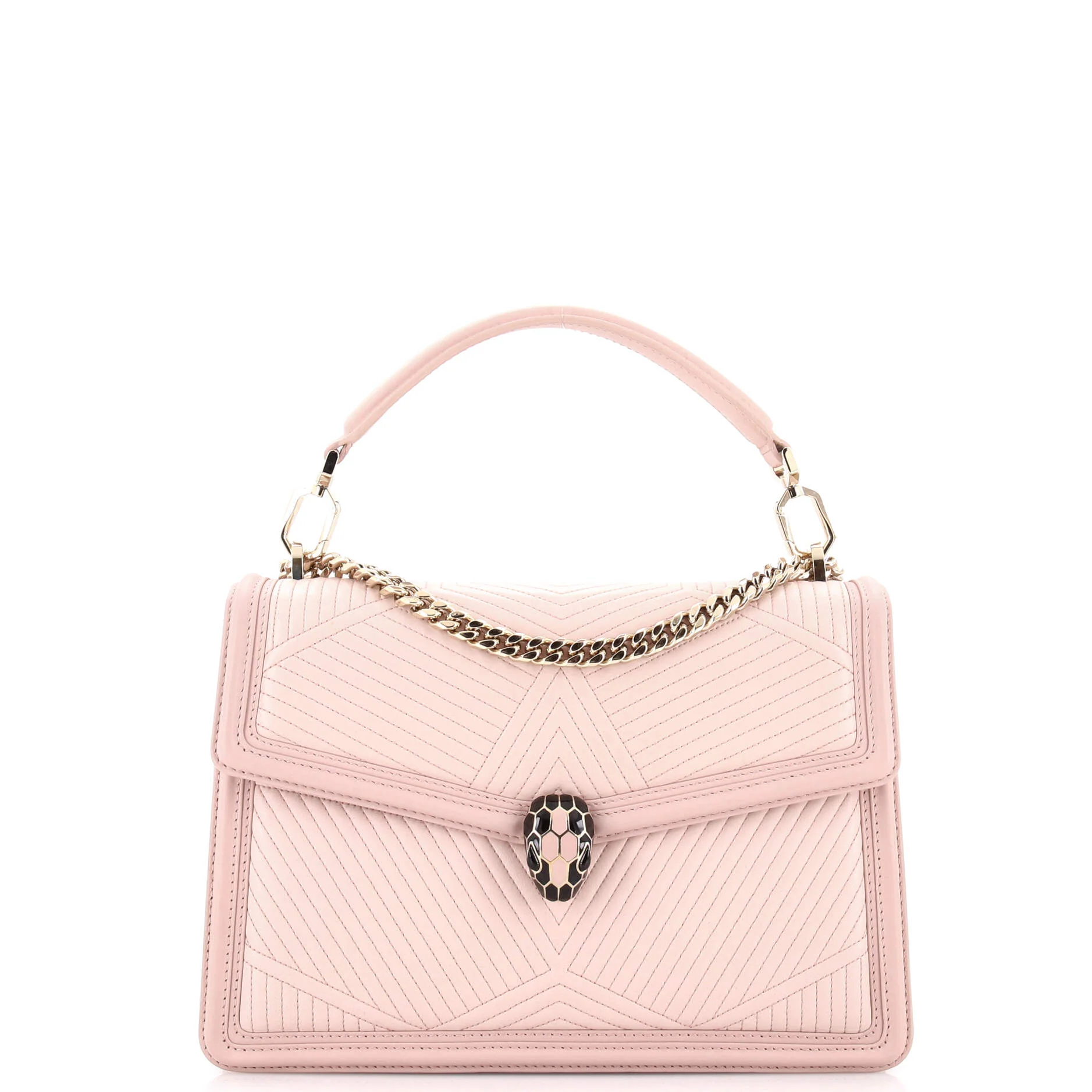 Serpenti Forever Shoulder Bag Quilted Leather Medium