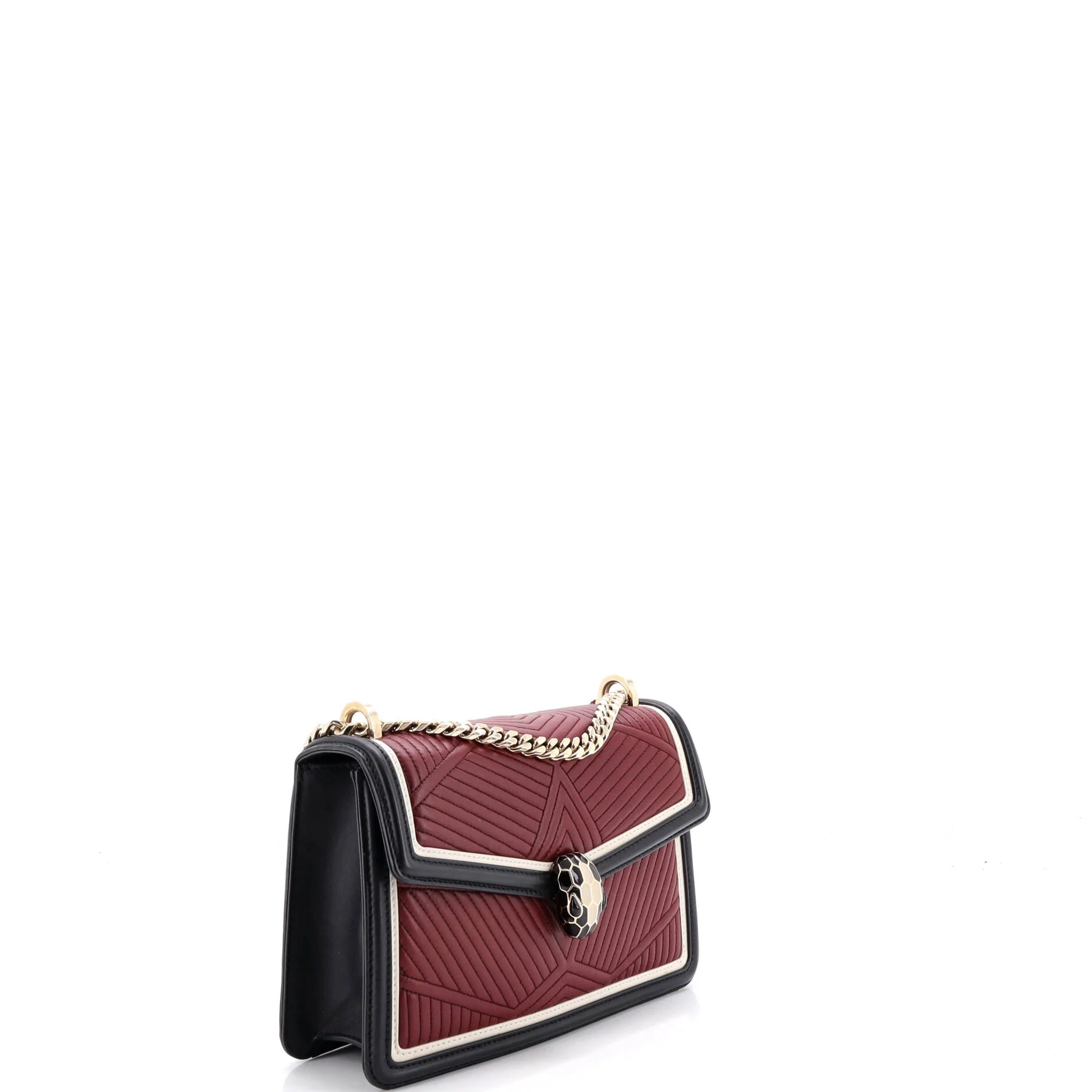 Serpenti Forever Shoulder Bag Quilted Leather Small - Image 2