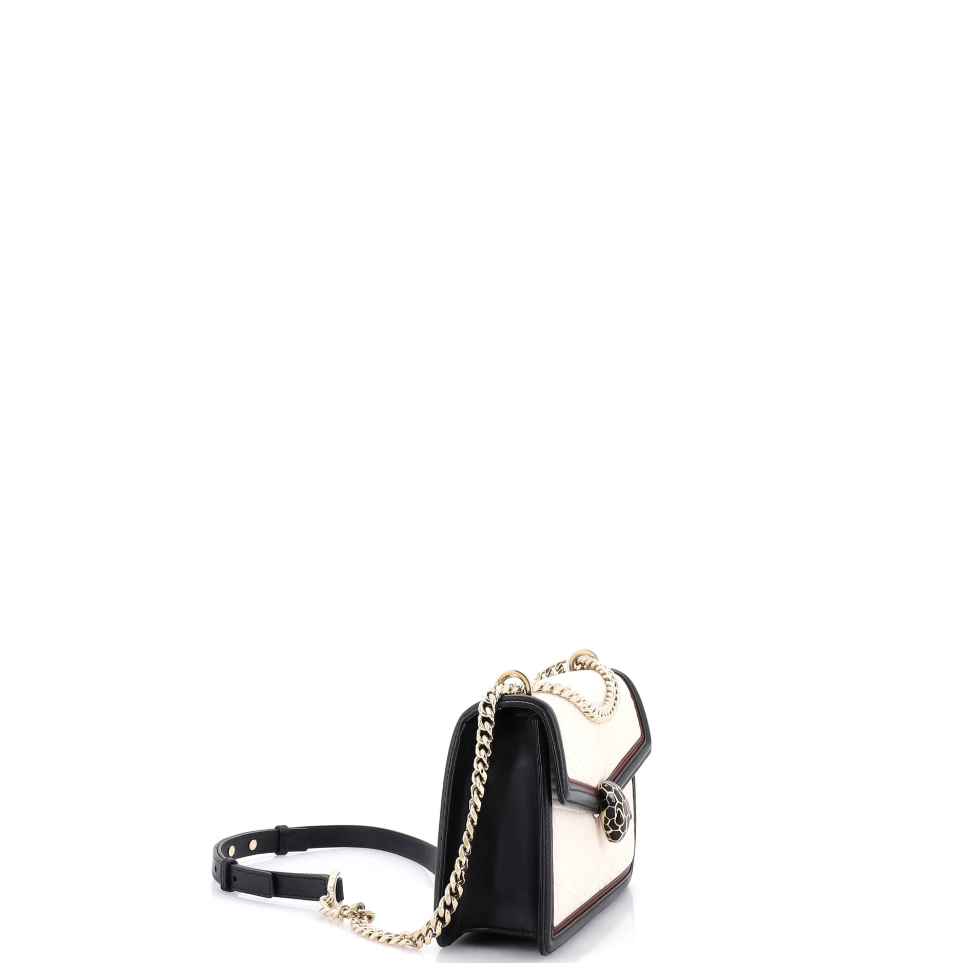 Serpenti Forever Shoulder Bag Quilted Leather Small - Image 2