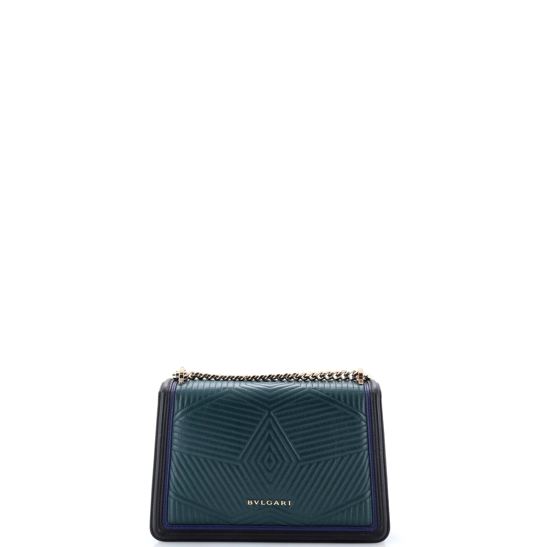 Serpenti Forever Shoulder Bag Quilted Leather Small - Image 3