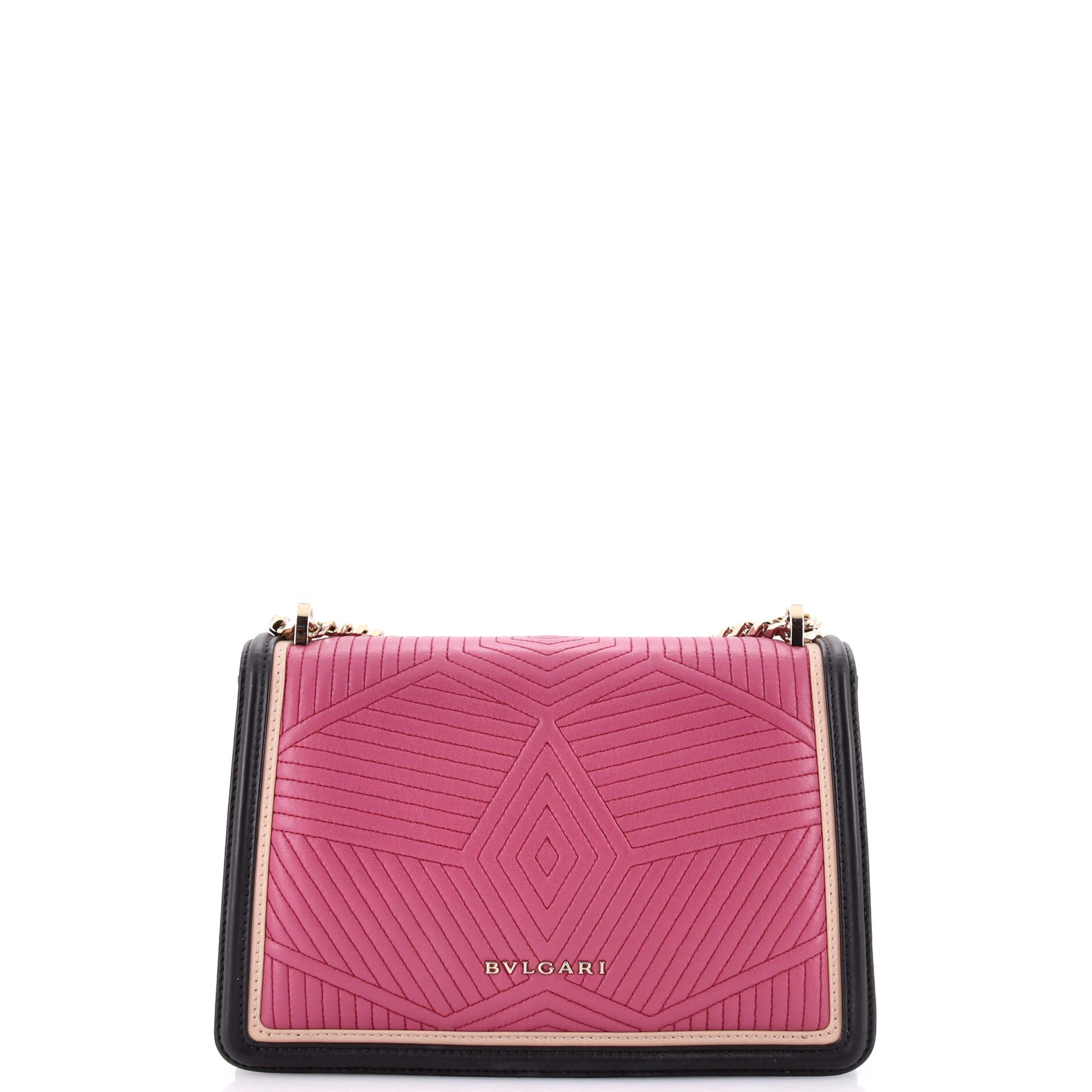 Serpenti Forever Shoulder Bag Quilted Leather Small - Image 3